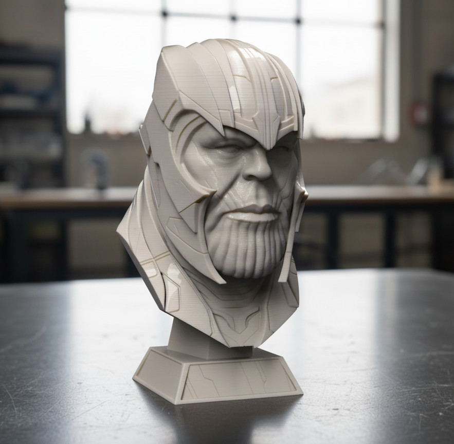 Thanos Marvel Bust Figure Large 10″ inch – 3D Printed