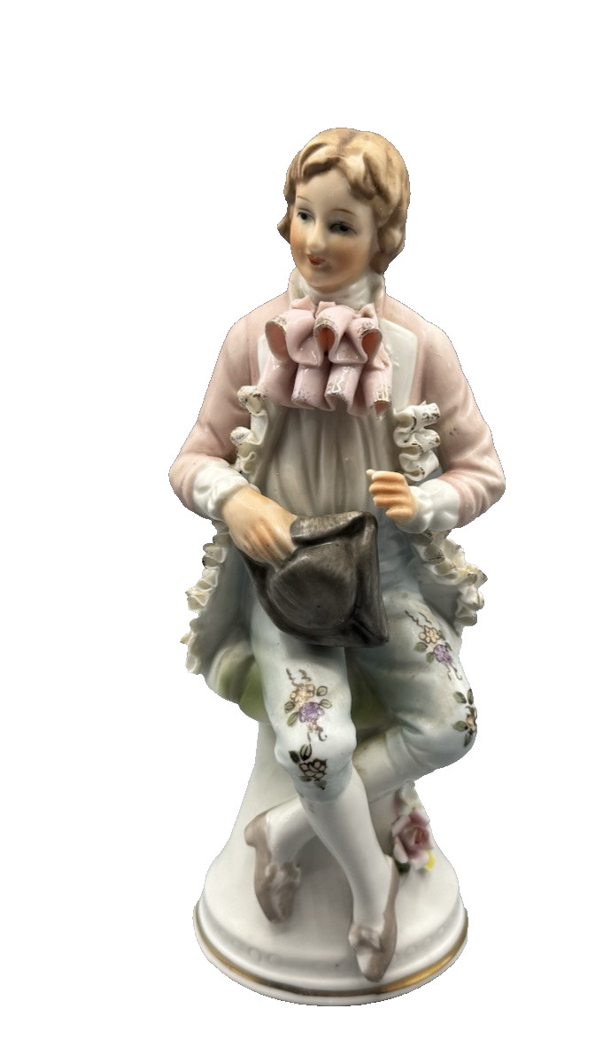 Norleans Japan Man Sitting holding hat Victorian