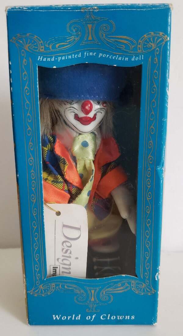 Le Monde des Clownes World Of Clowns 6″ Bendable Doll Figure In Original Box