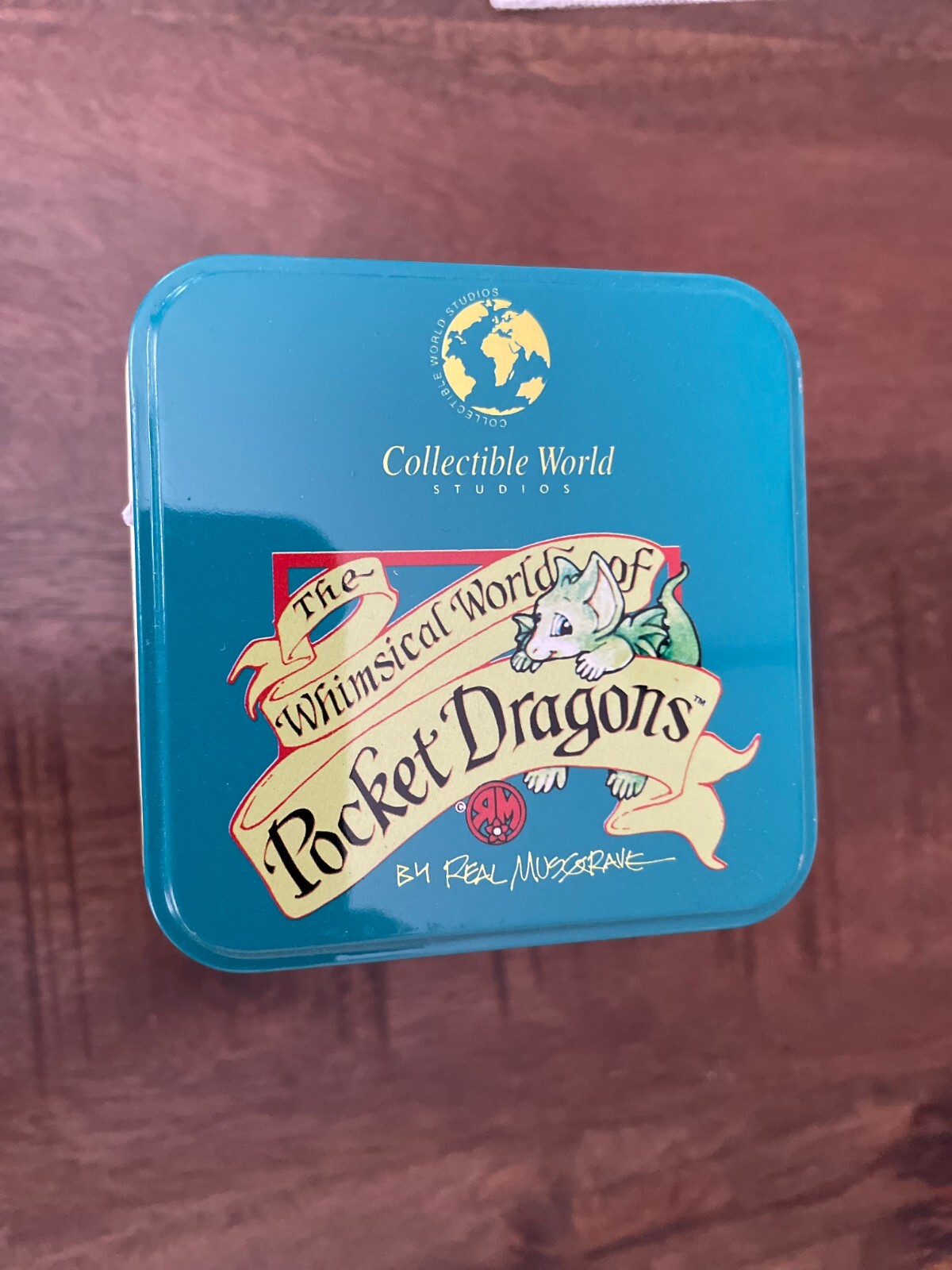 2001/2002 Whimsical World of Pocket Dragons ~ Time for Tea ~ With Tin and Pin