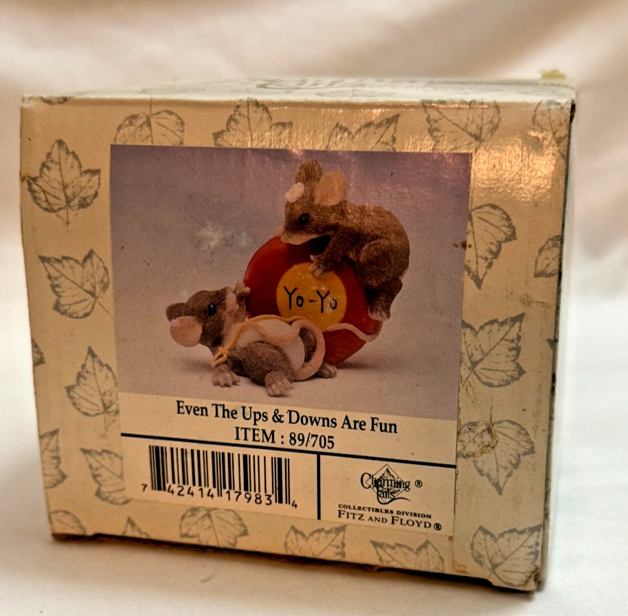 Charming Tails Figurine “Even The Ups & Downs Are Fun” ~ Fritz And Floyd ~89/705