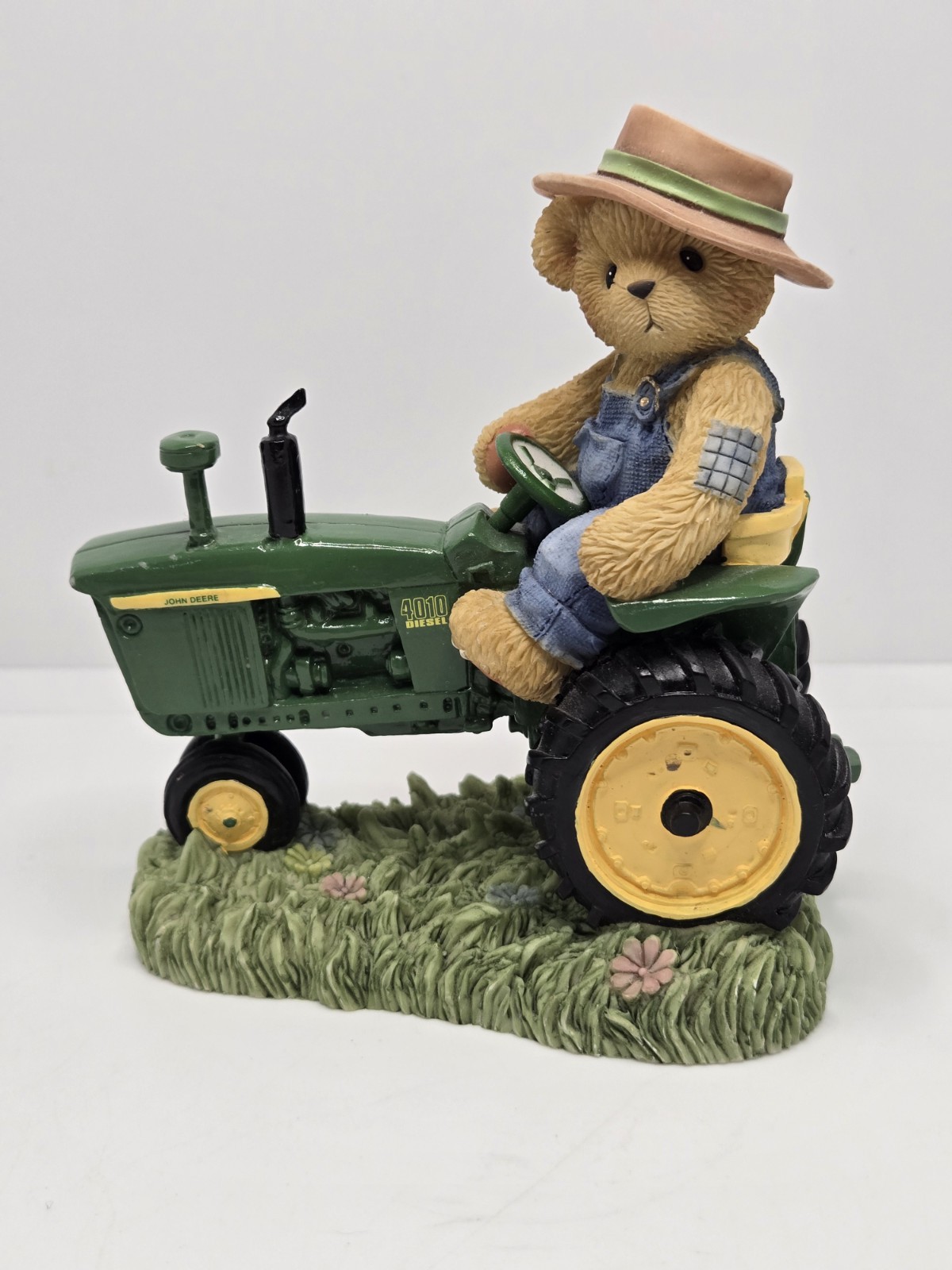Cherished Teddies CHUCK John Deere Tractor Figurine 811734 You’ve Always Been