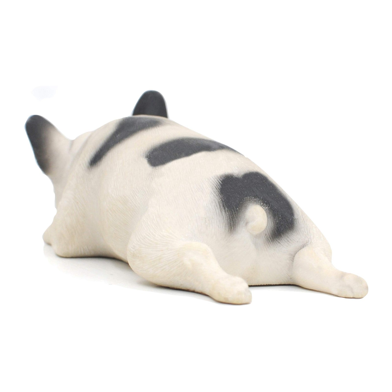 Comfy Hour Doggyland 6” Sleeping French Bulldog Figurine, Black & White