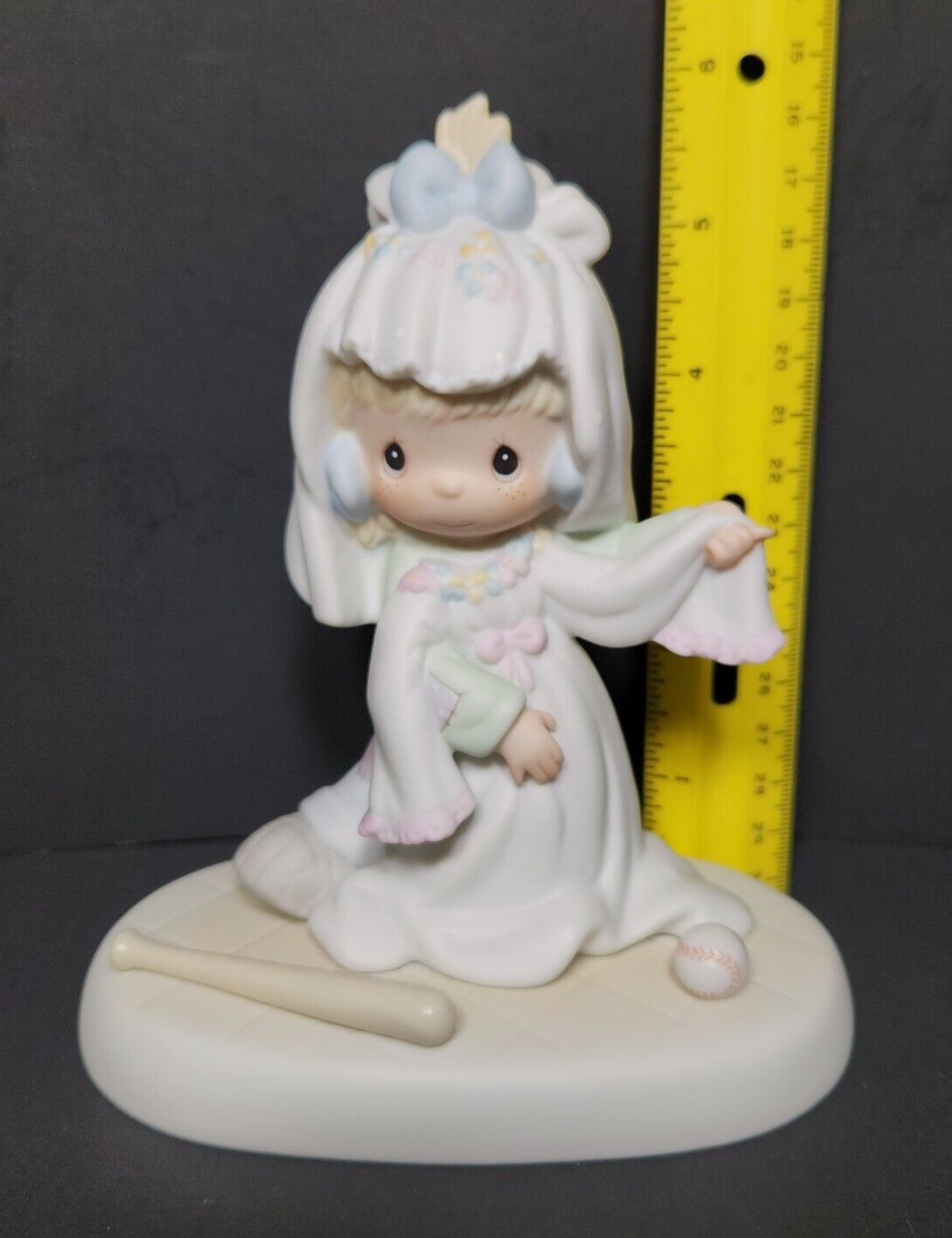 Precious Moments 520799 Someday My Love Figurine with Box G-Clef Bride Girl Gown