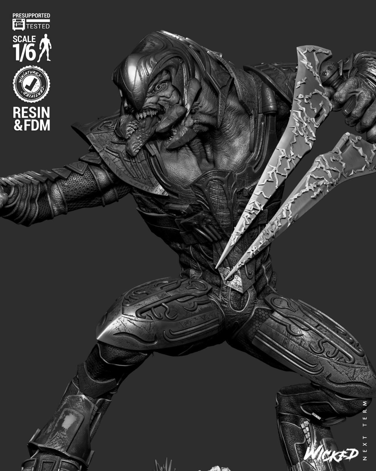 The Arbiter – Halo 1/6 Scale Figure Statue 3D Print Model Kit Unpainted