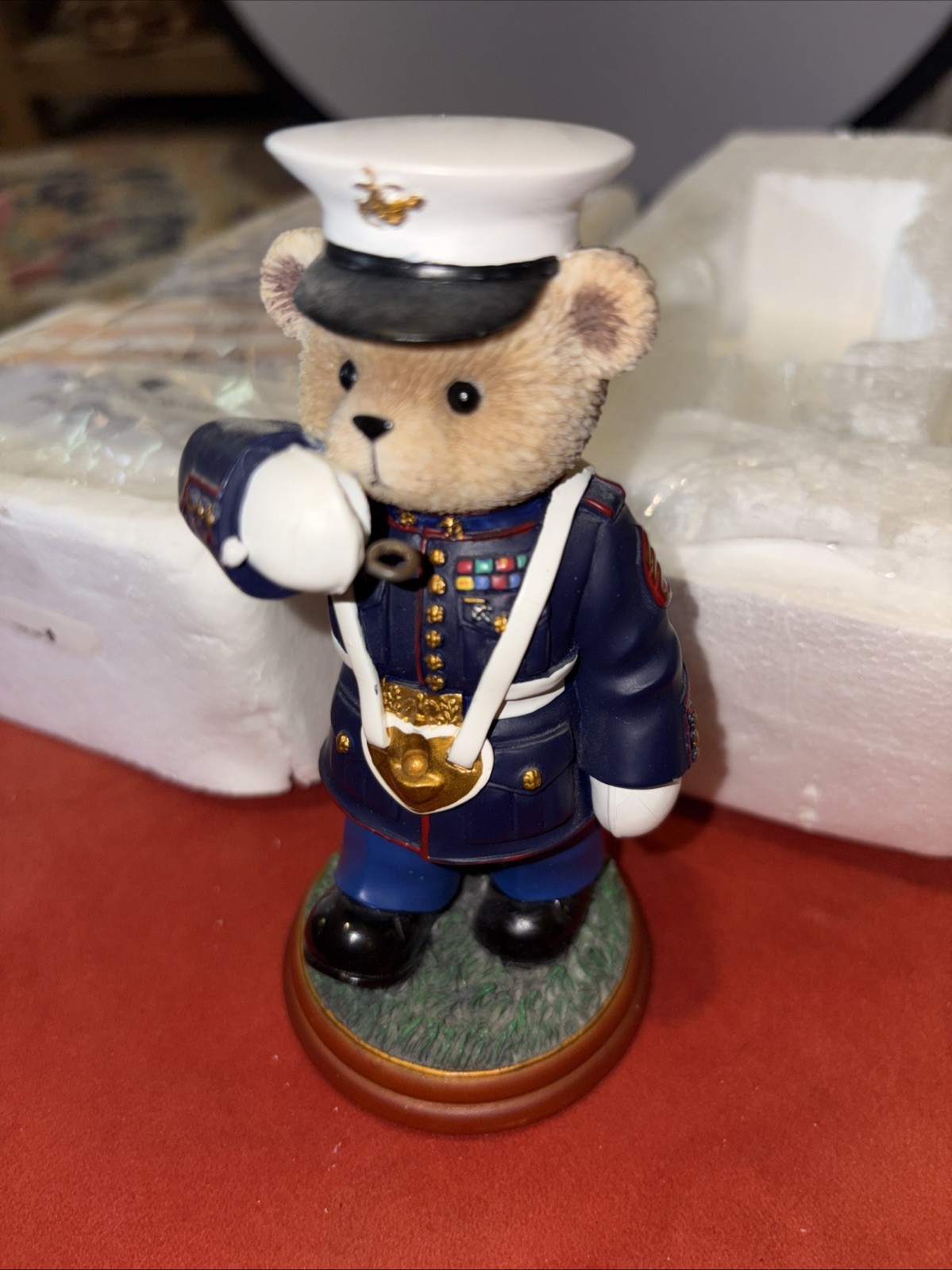 Hamilton Collection Bear Stars And Stripes Forever Semper Fi #0623 USA