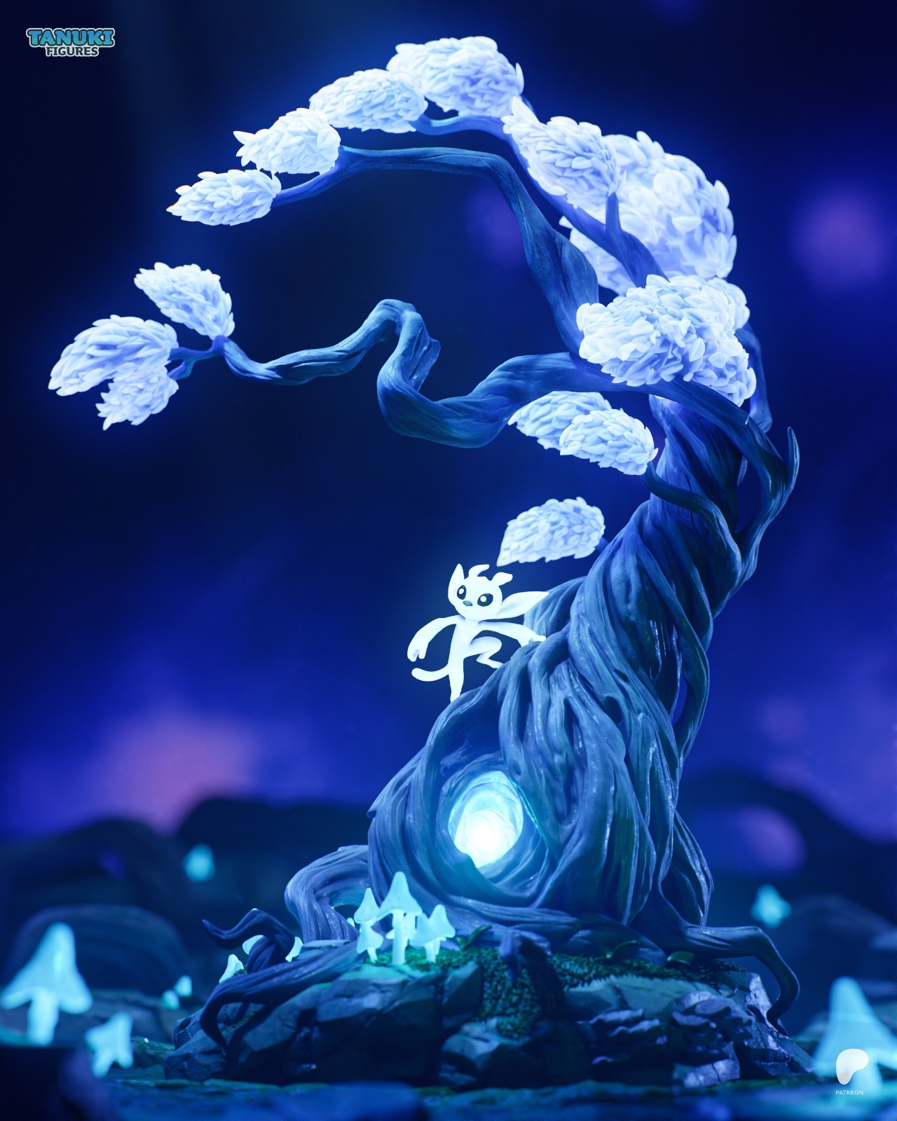 Ori and The Blind Forest 1/6 Scale Figure Statue Unpainted Garage Kit Resin