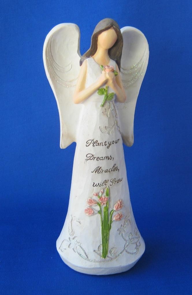 Delton Inspiration Angel Flowers PLANT YOUR DREAMS AND MIRACLES WILL GROW
