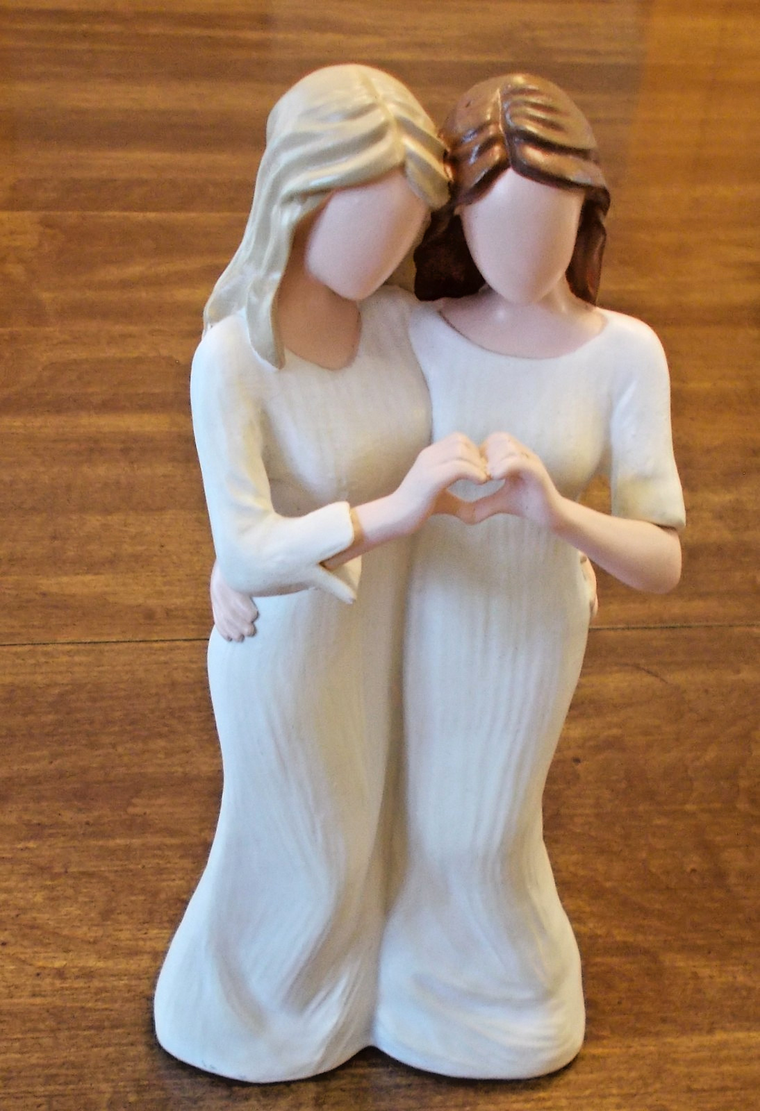 StorieMe Resin Lesbian sculpture; wedding; 7 1/2 inches tall figurine