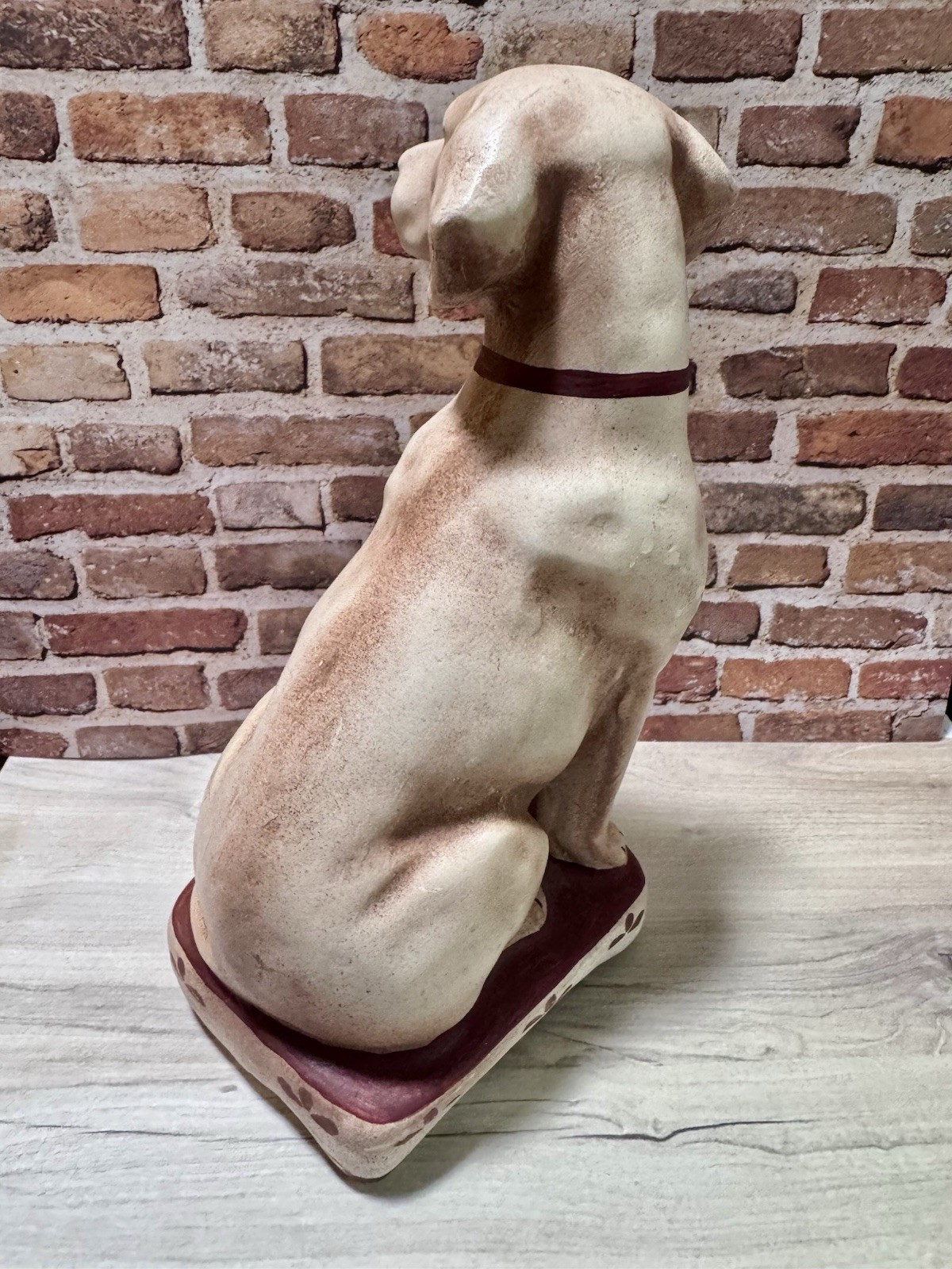 Vintage Labrador Retriever Dog Figurine Universal Statuary Made in Philippines