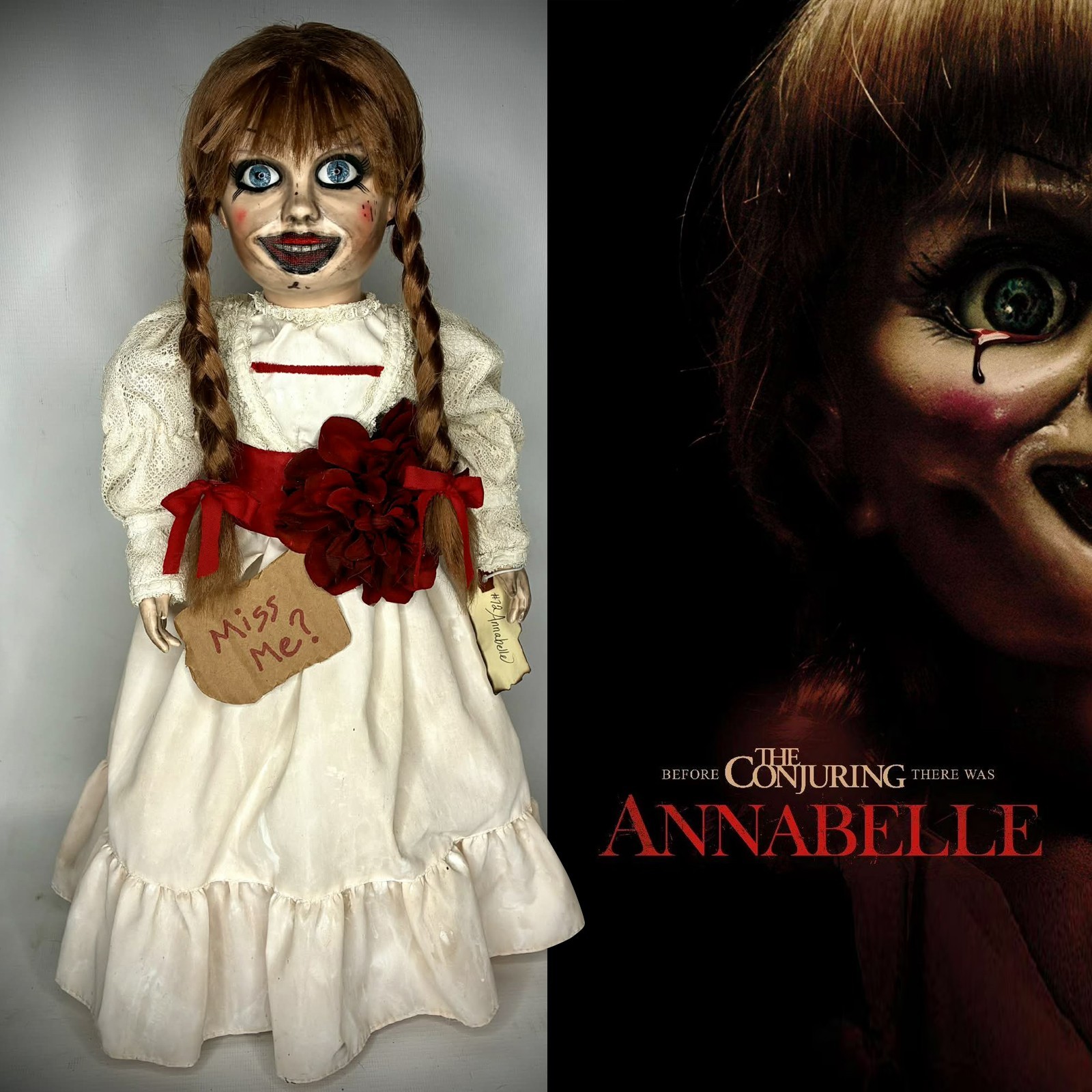 Annabelle Handmade Horror Movie Character Doll 20.5″ by Erika’s Emporium Art #72