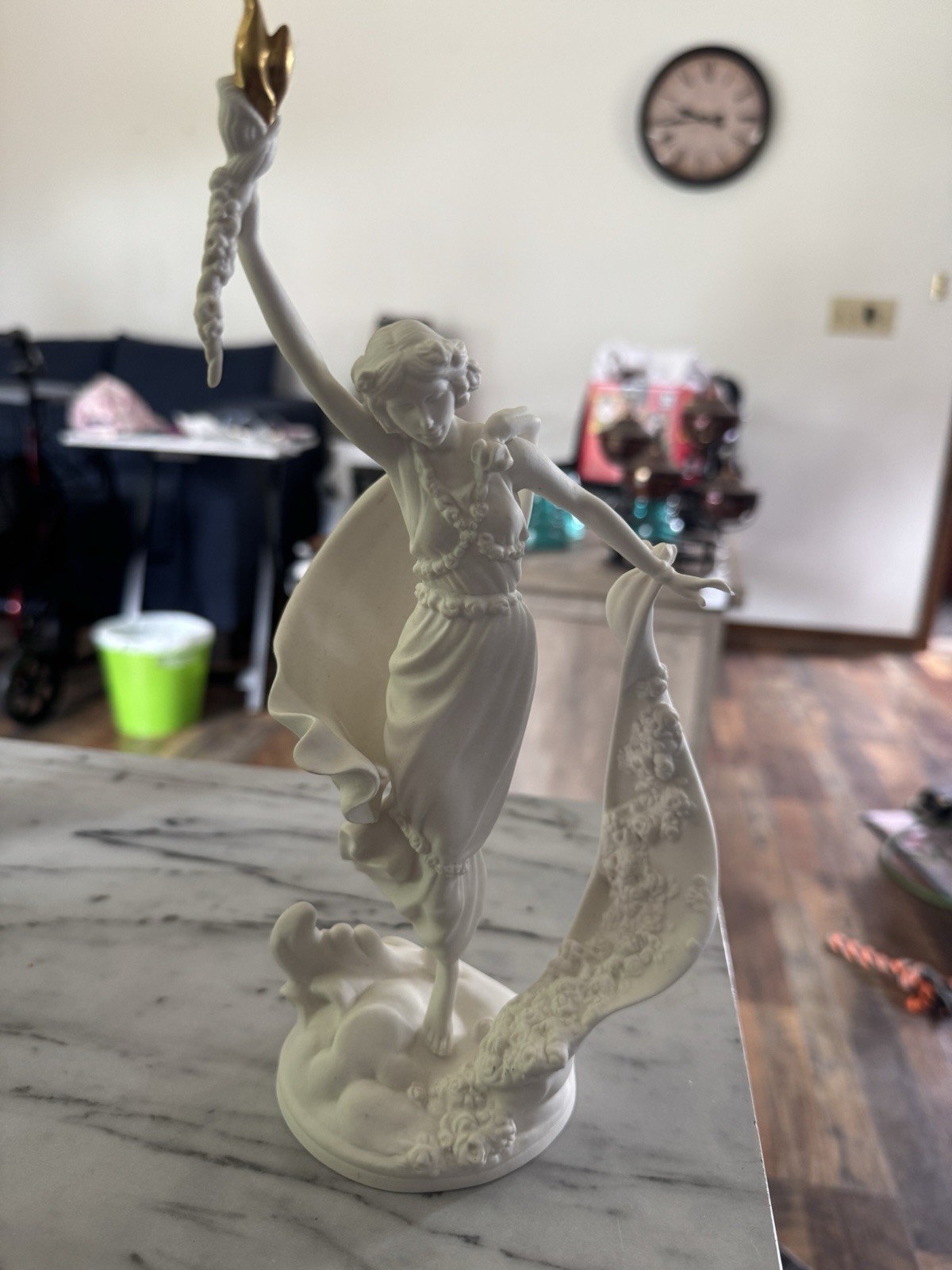 “Liberty” Figurine Sculpted By Stuart Mark Feldman For The Franklin Mint 1986