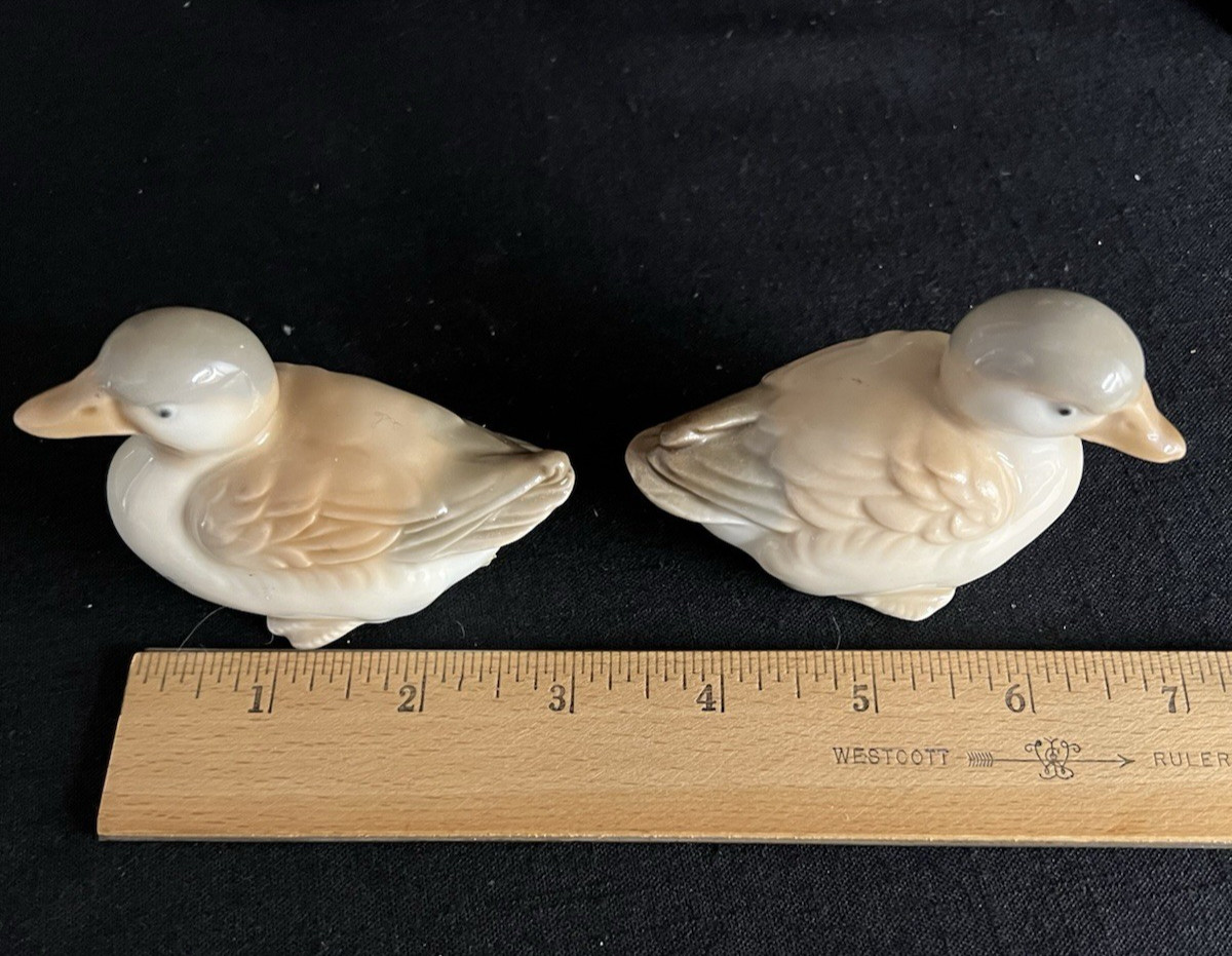 10 Ceramic Birds Ducks Swans Goose Bird House Ornaments Duck Flower Frog