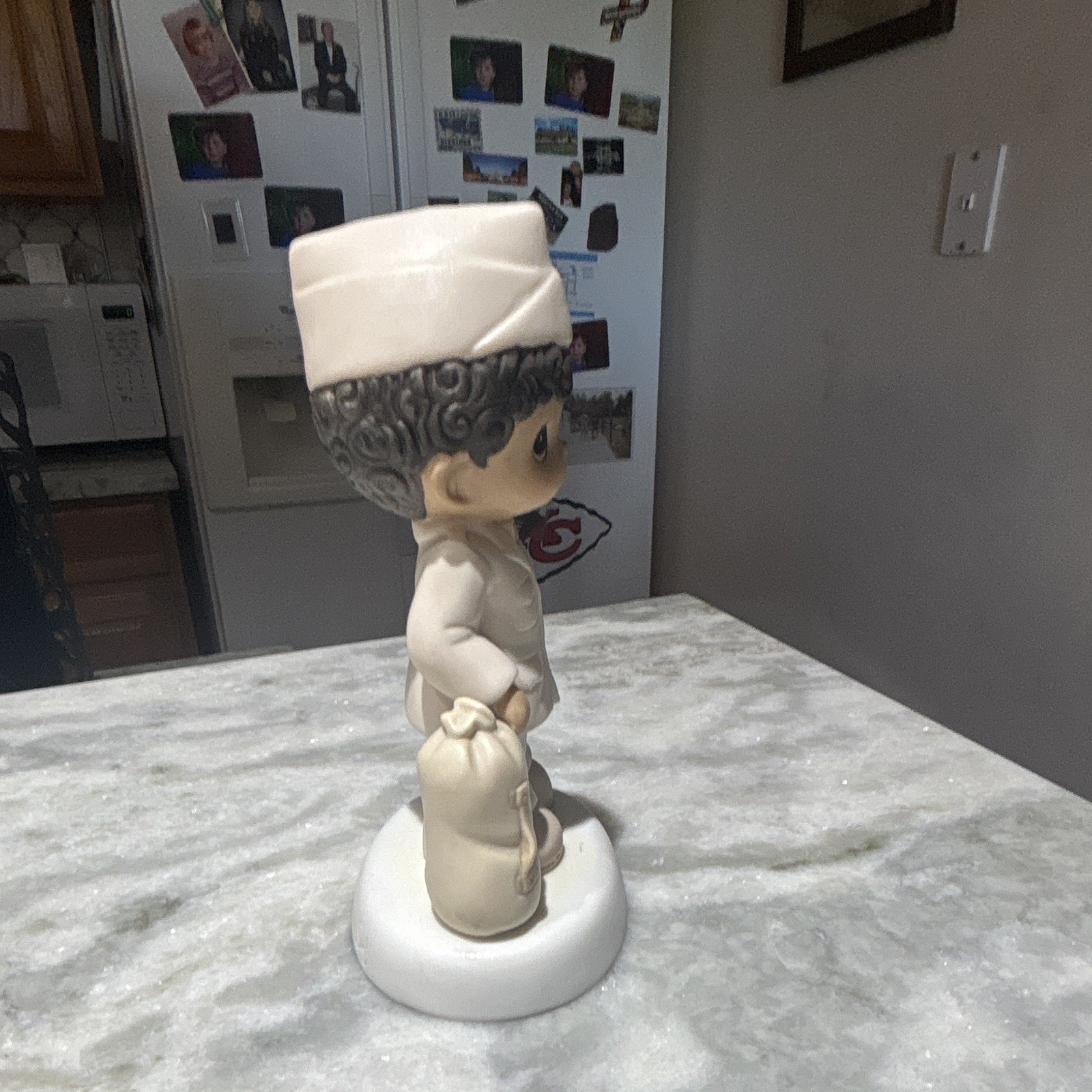 Precious Moments 1991 Bless Those Who Serve their Country porselen doll #527297