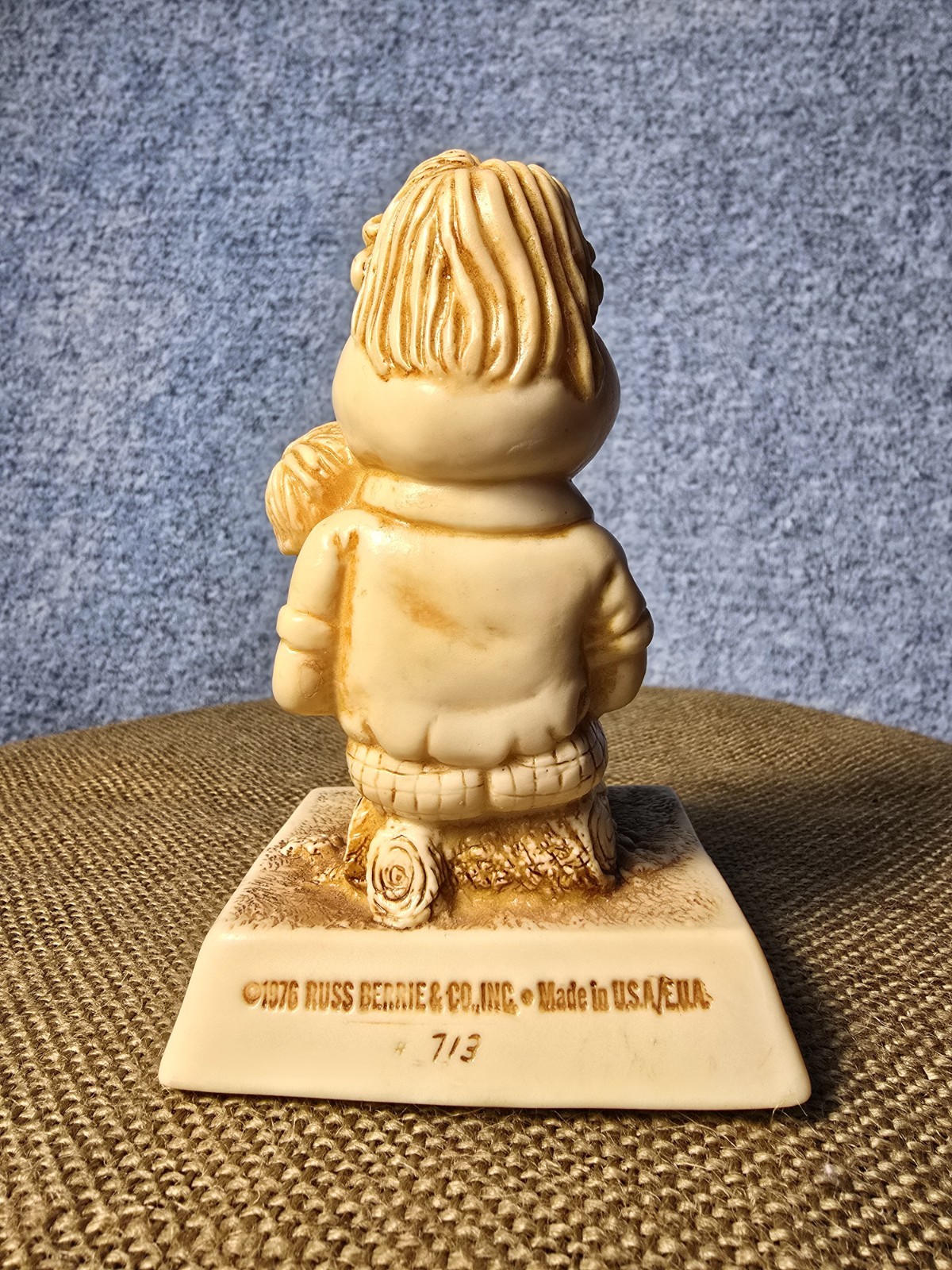 VTG Russ Berrie & Co. #713 Father Holding A Child “ Any Man Can Be A Father
