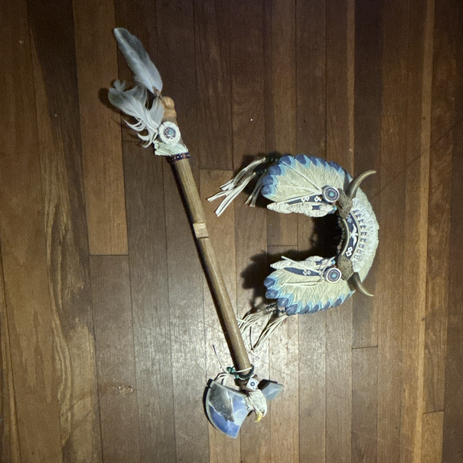 The Bradford Exchange Mystic Chieftain Valiant Spirit Wall Decor Resin LE 2015