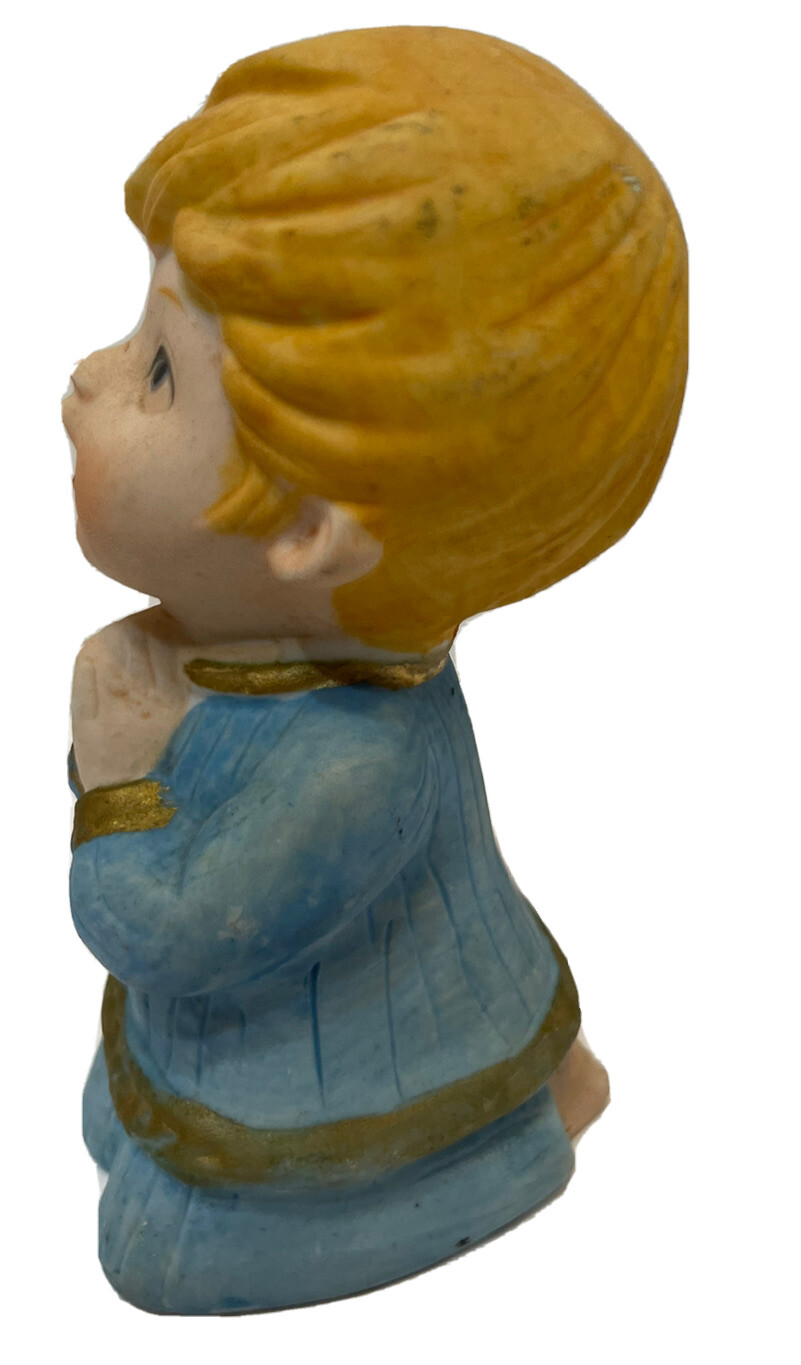 Vintage Home Interiors Homco 6211 Little Boy On Knees Praying Figurine Porcelain