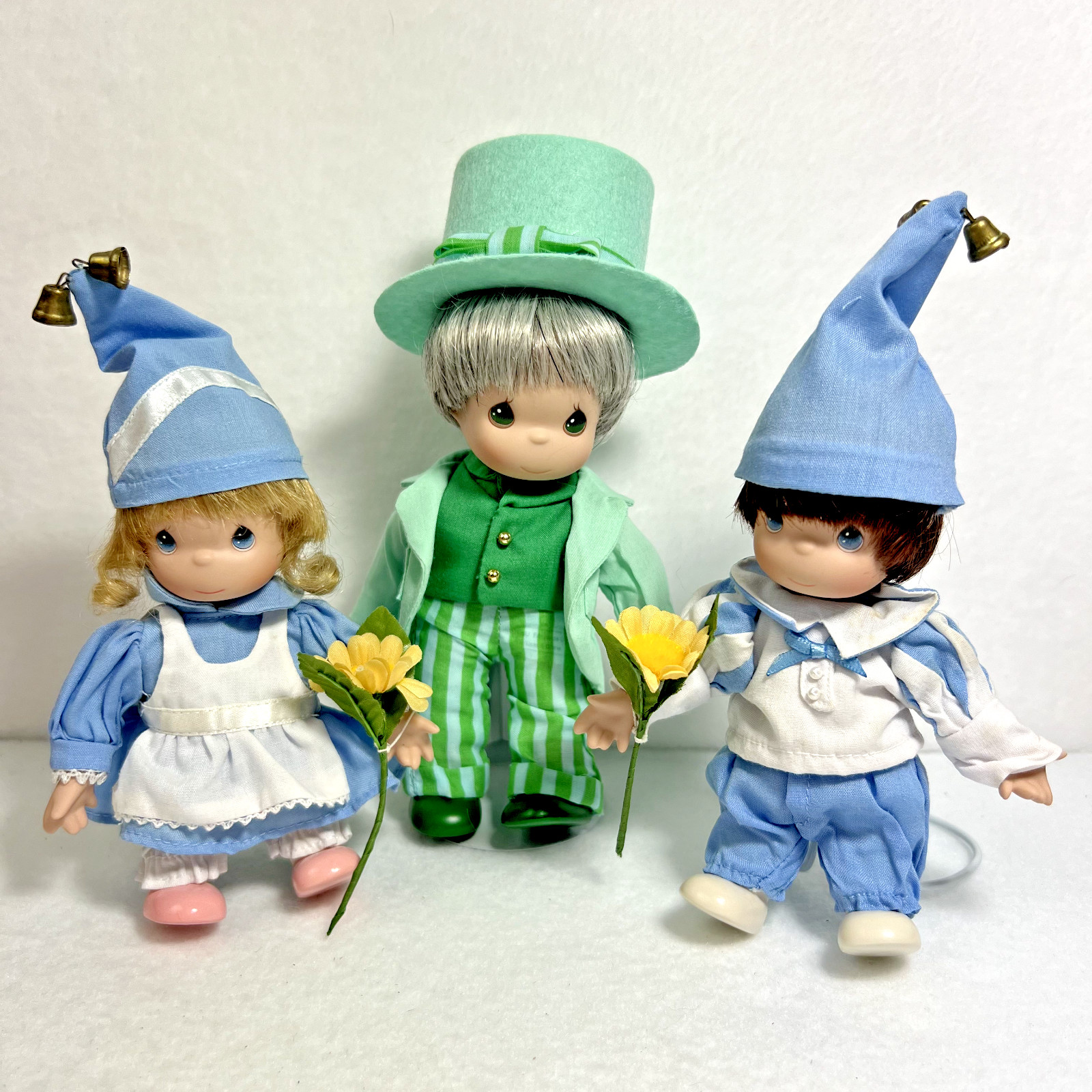 Wizard of Oz Munchkins & Wizard Precious Moments Ashton Drake 3 pc 6″ New in Box
