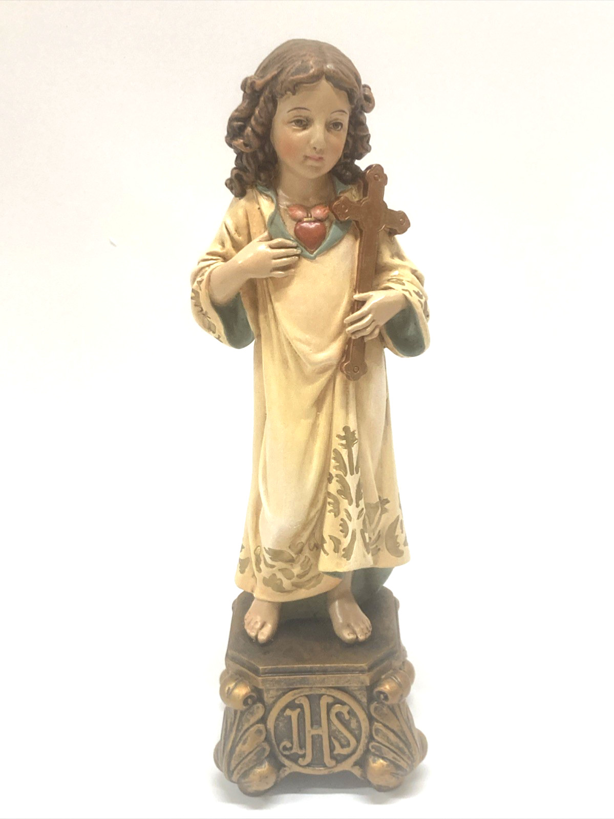 Milagros Holy Child Santo Nino Del Sagrado Corazo Resin Statue Figurine 2010
