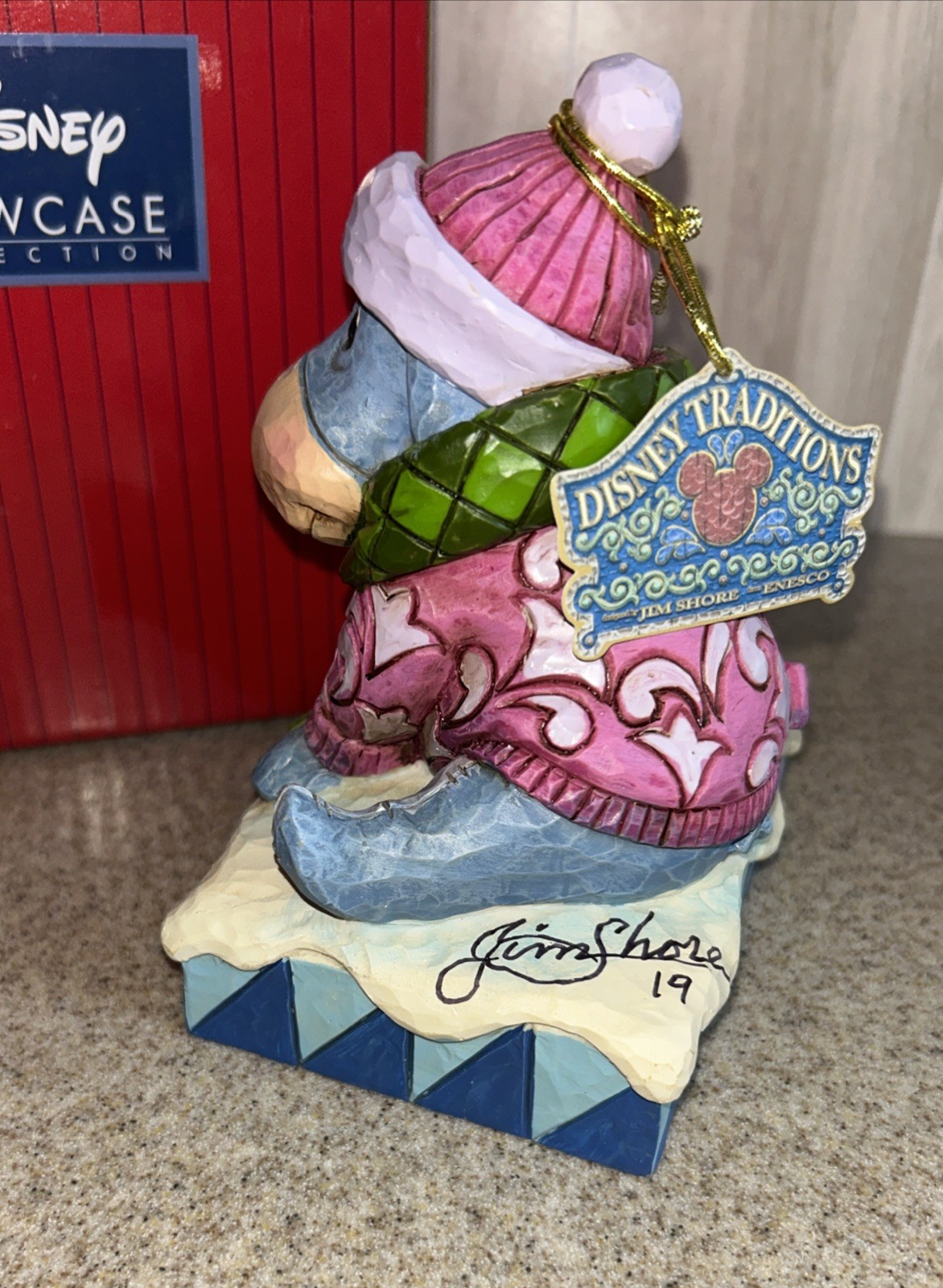 SIGNED Jim Shore Disney Traditions Eeyore Waiting For Spring Figurine 4057940