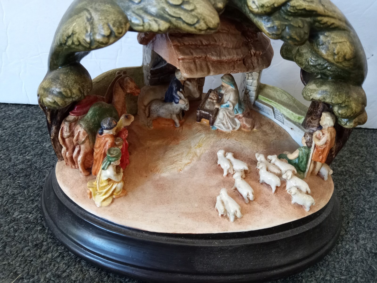 Sebastian Miniatures Nativity Scene Figurine Prescott W. Baston Hand Painted