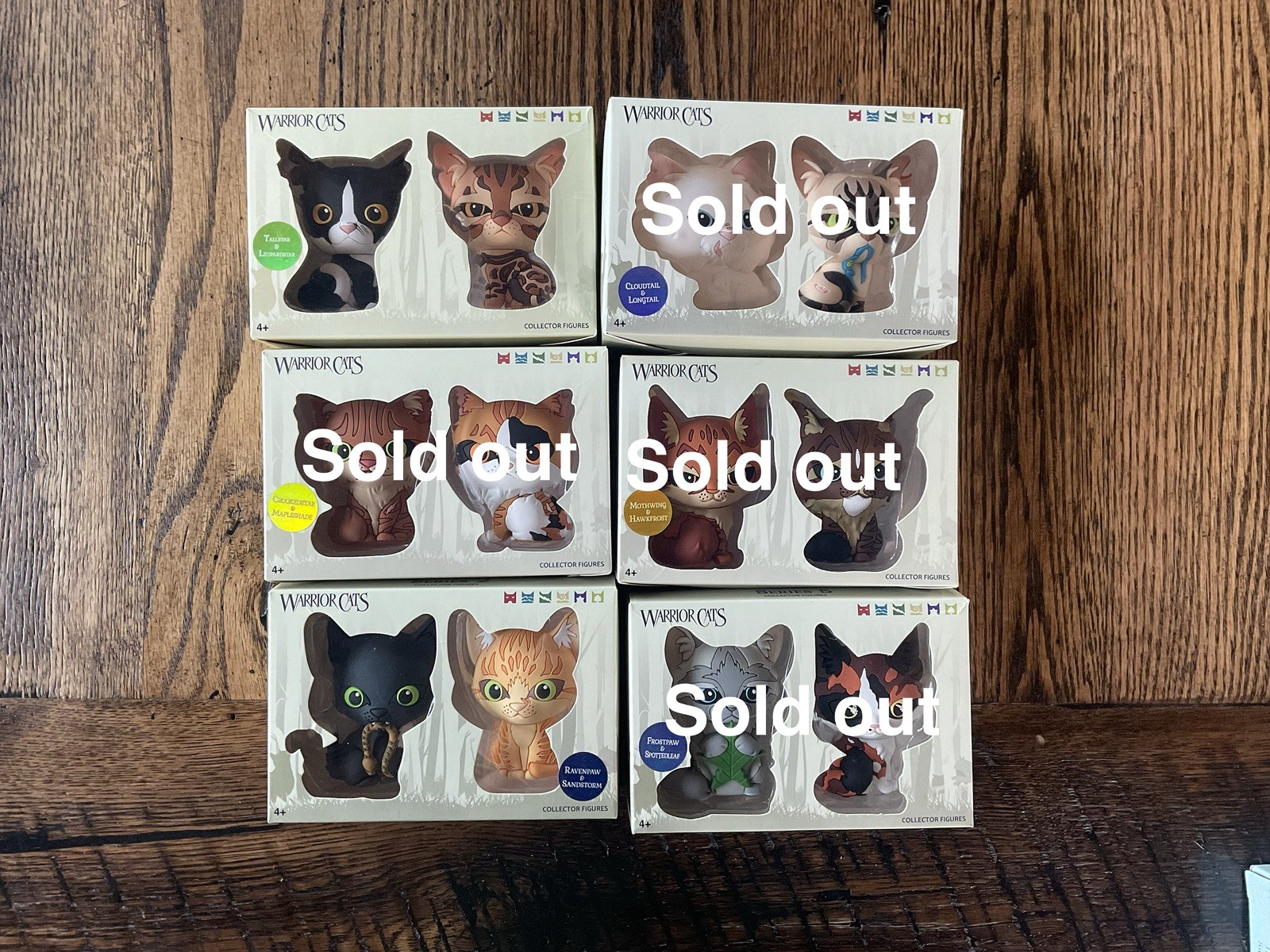Warrior Cats Mini Figures Lot- New In Box