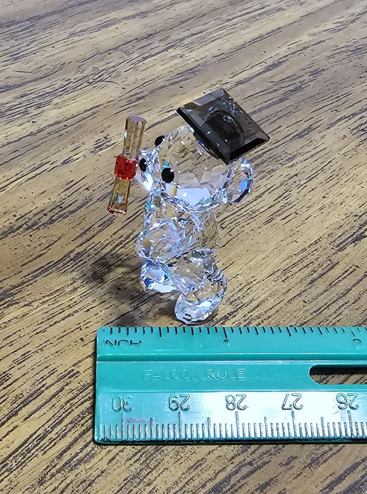 🎓 Swarovski Crystal 2018 Limited Ed., Graduation Kris Bear Figurine, Cap, NIB