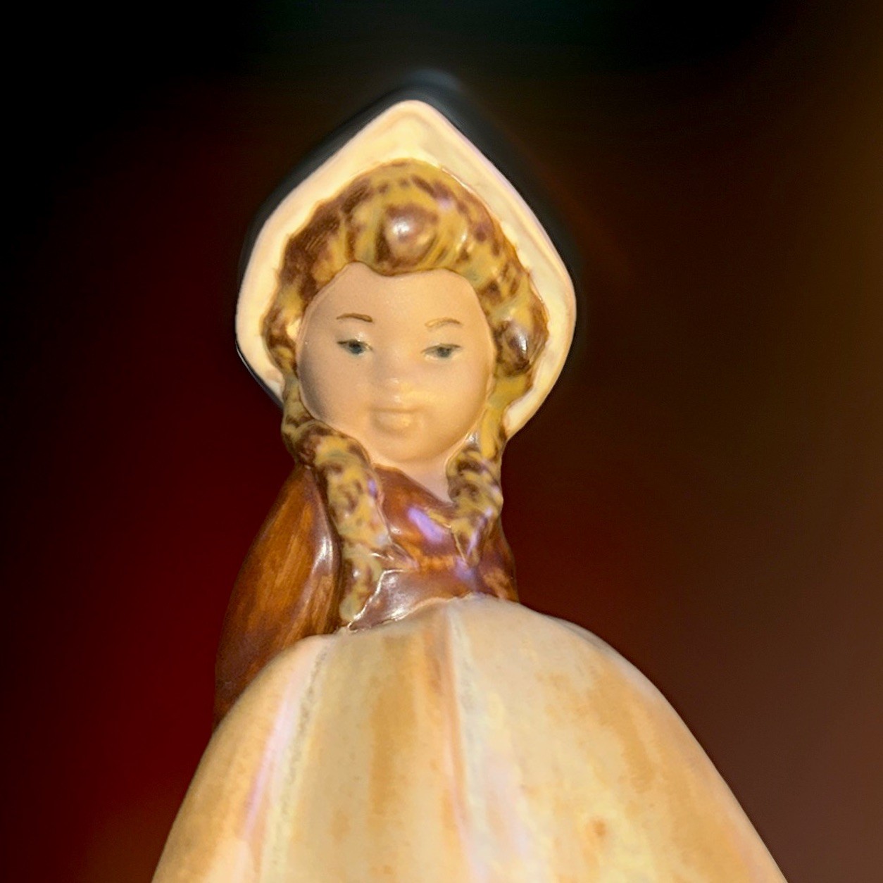 Lladro Lonely Girl “Solita” – 8” Tall – Retired Handcrafted Spain – Signed Botto