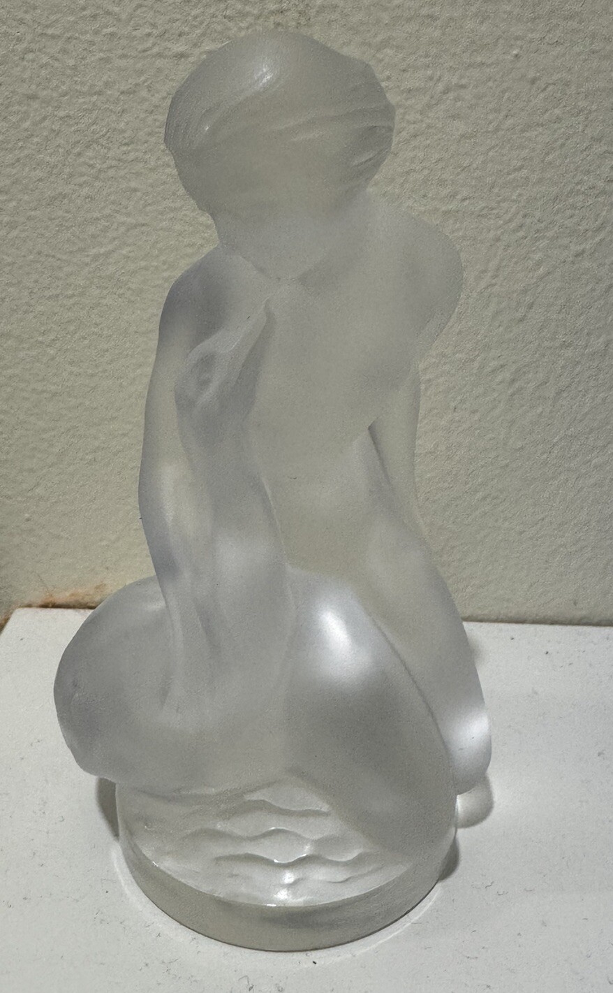LALIQUE France LEDA and the SWAN Figurine 4.5 Inch #5099