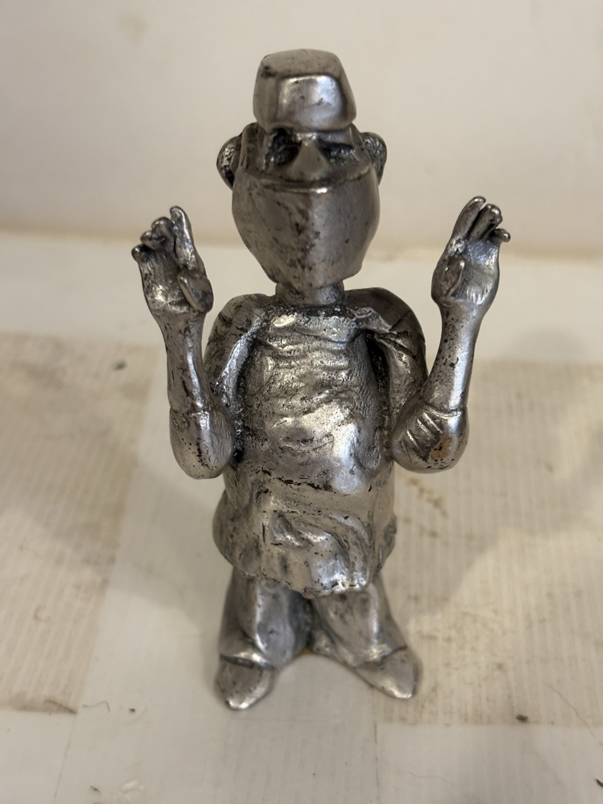 Vntg Doctor Surgeon Mini Figurine 4” Pewter Bottom Stamped Italy SMR Very RARE