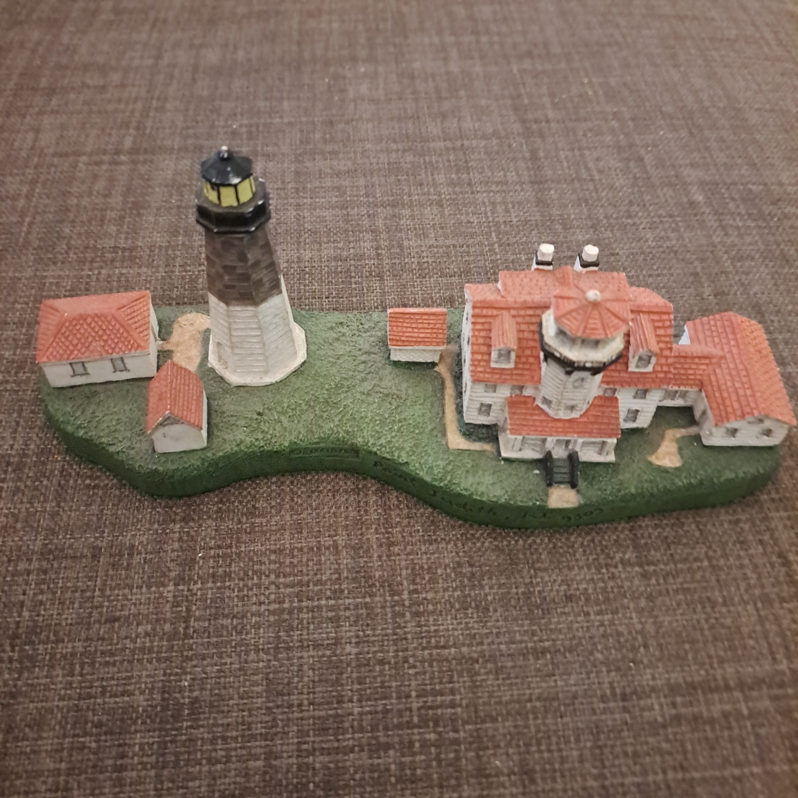 Vintage Spoontiques Miniature POINT JUDITH, RI, LIGHTHOUSE