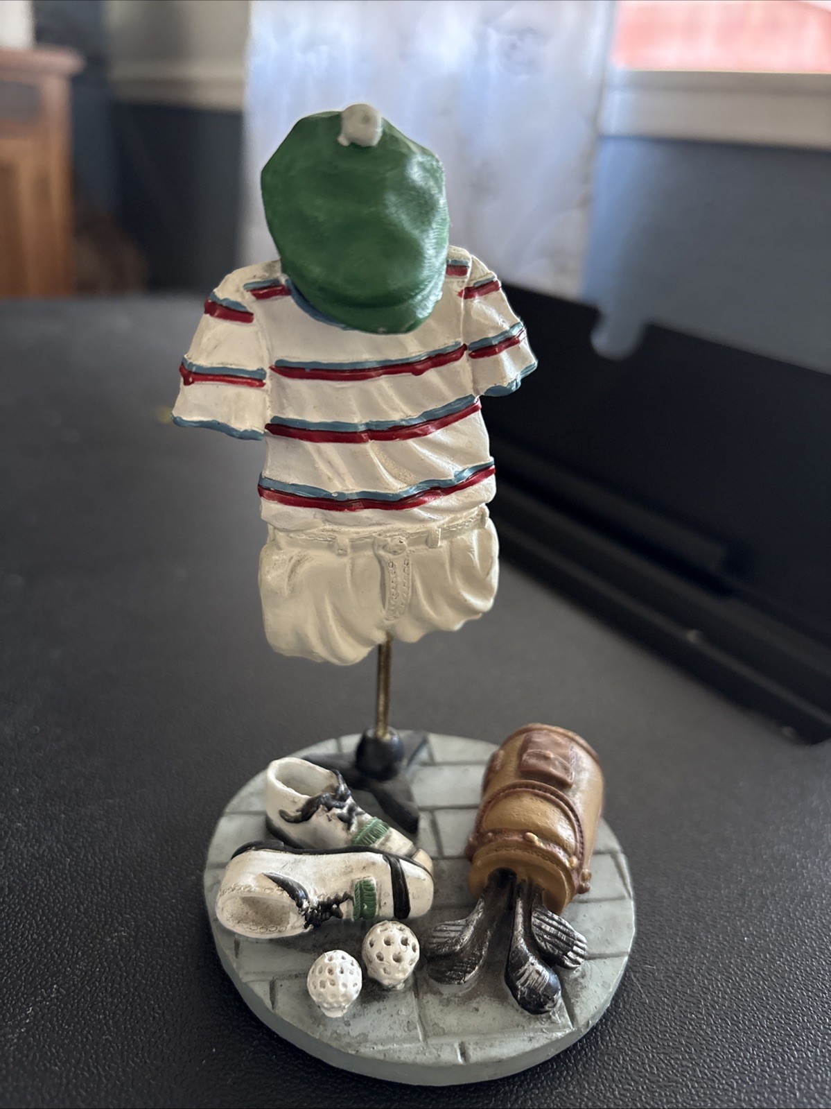 Golfer Uniform Outfit Golf Gear Figurine .