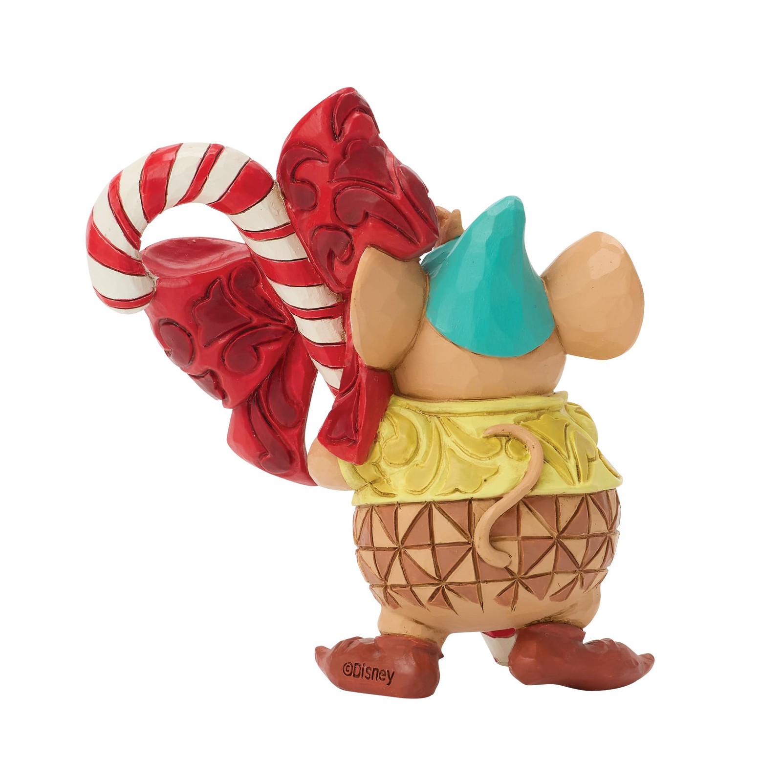 Enesco Disney Traditions Cinderella Gus Holding a Candy Cane 6018720