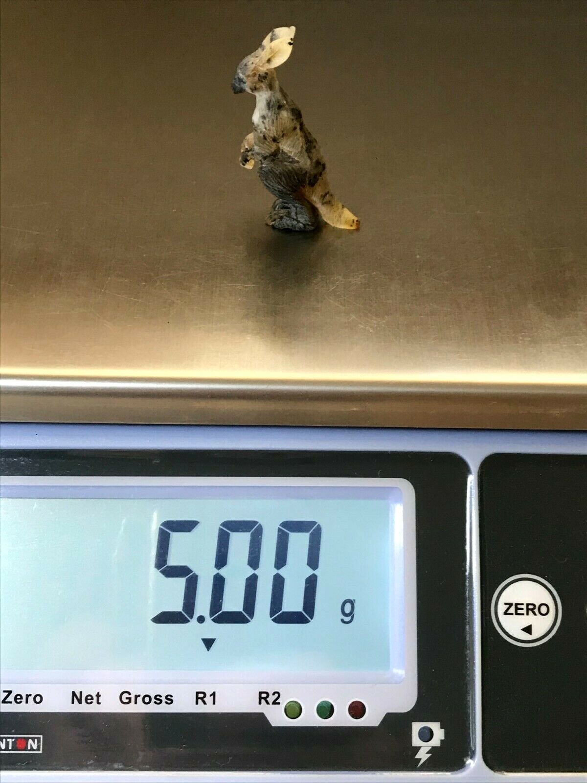 AMBER Kangaroo Gift Carved Statuette Figurine Untreated Baltic Carving 5g 15786