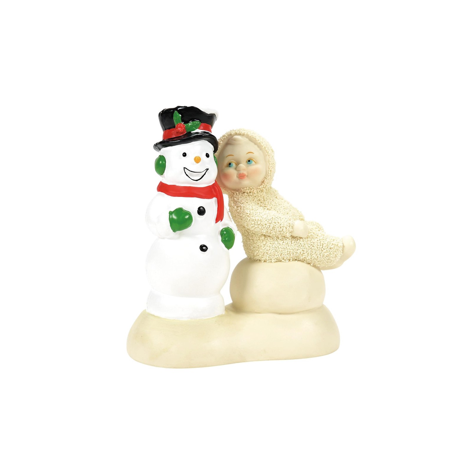 Snowbabies Christmas Jubilee Light Me Up Snowman Lit Figurine, 4.33 Inch, Multic