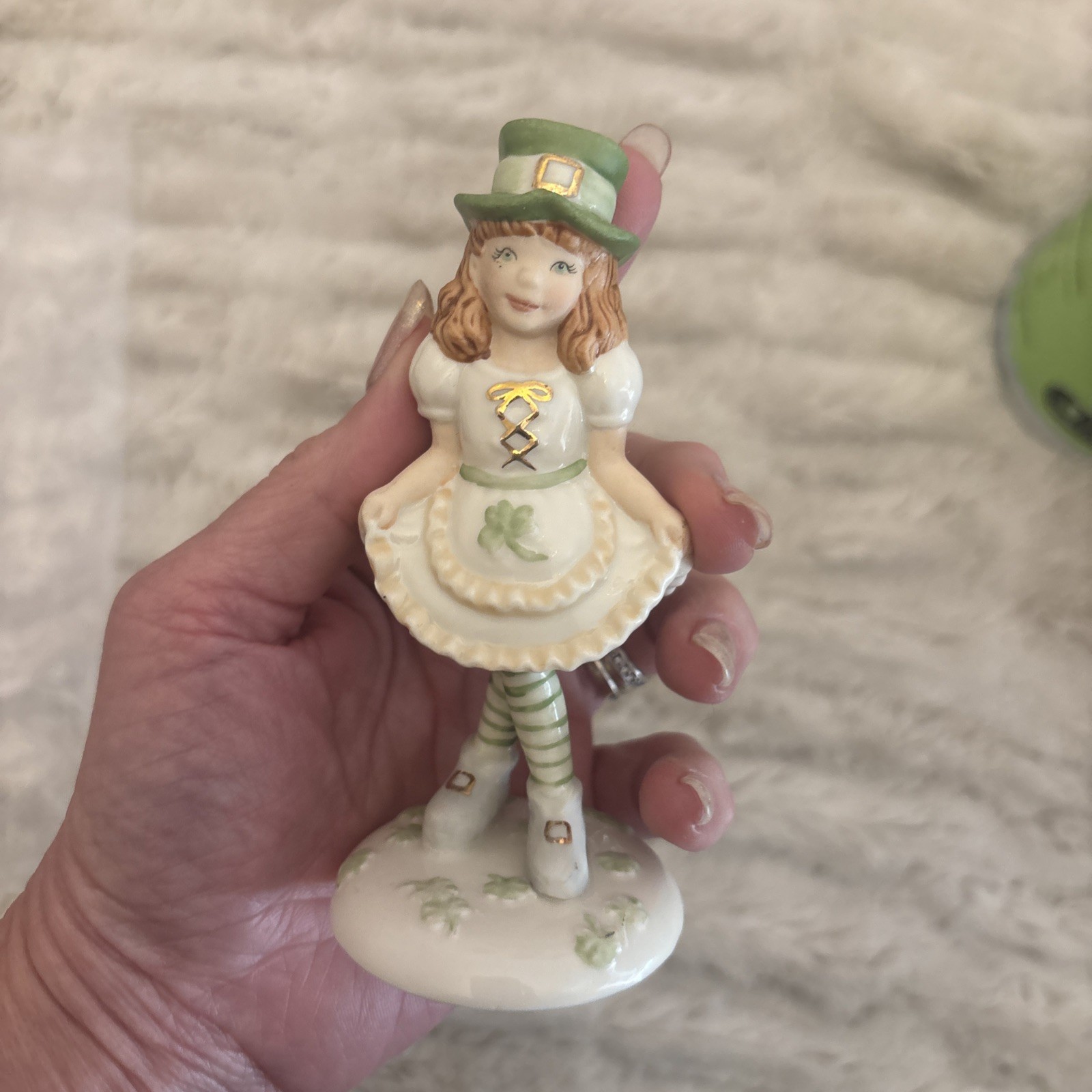 Lenox St. Patrick’s Day Leprechaun Girl Irish Figurine