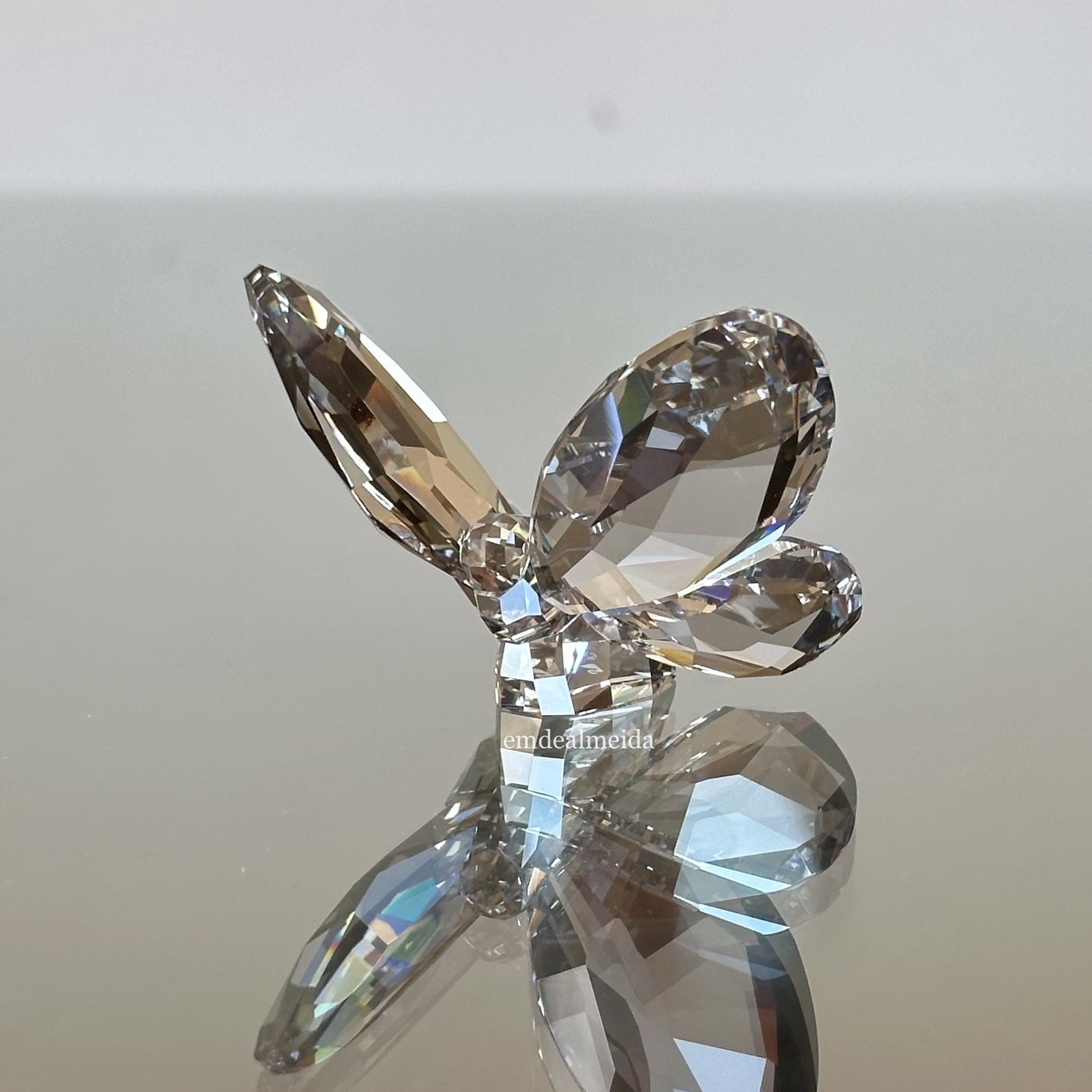 Swarovski Crystal Silver Shade Brilliant Butterfly Light Grey Gray 953051