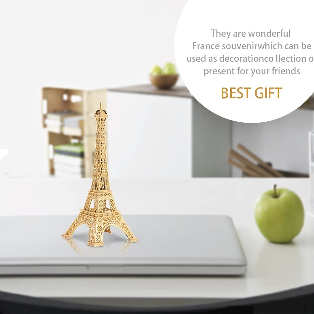 Eiffel Tower Model Paris Architecture Desktop Decor Cake Topper Gift Statue