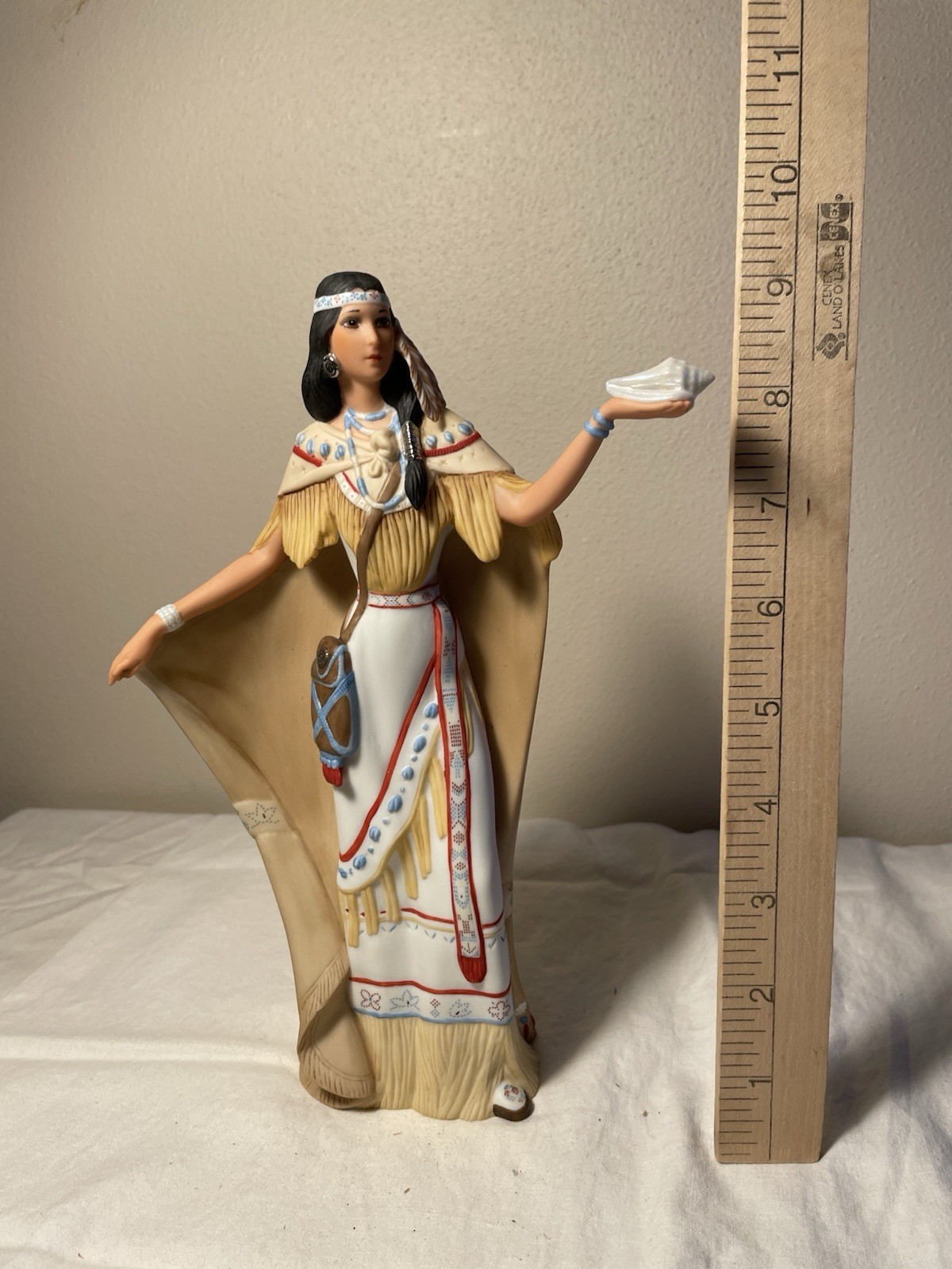 Vintage LENOX -“Pocahontas”Legendary Princess Porcelain 1992 LTD Edition, #2010