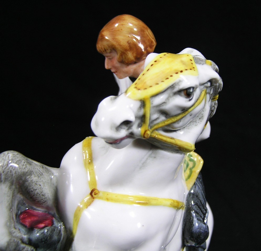 Vintage Royal Doulton St. George Bone China HN2051 Figurine #4283
