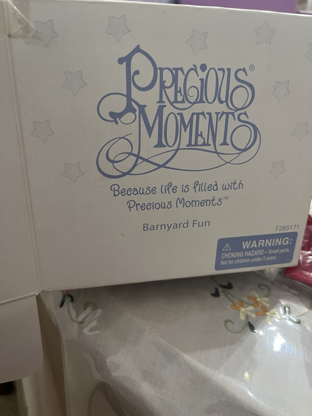 Precious Moments Barnyard Fun Farm Animals Plastic Figurine Set Boxed