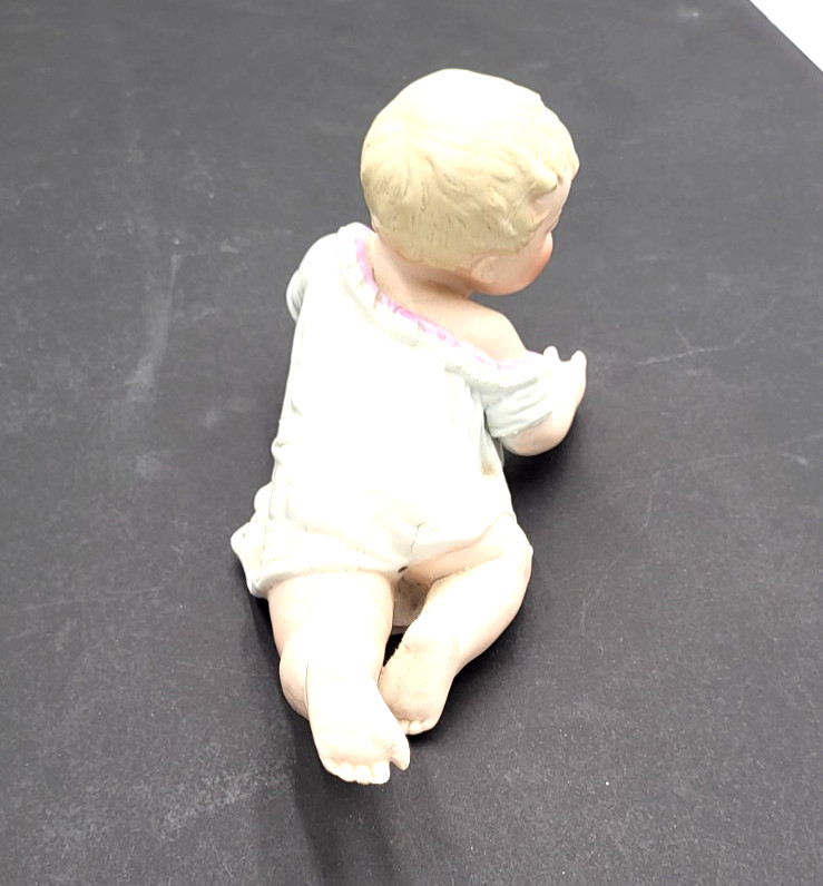 ( TWO ) Antique Bisque Piano Babies 8.5 inches long