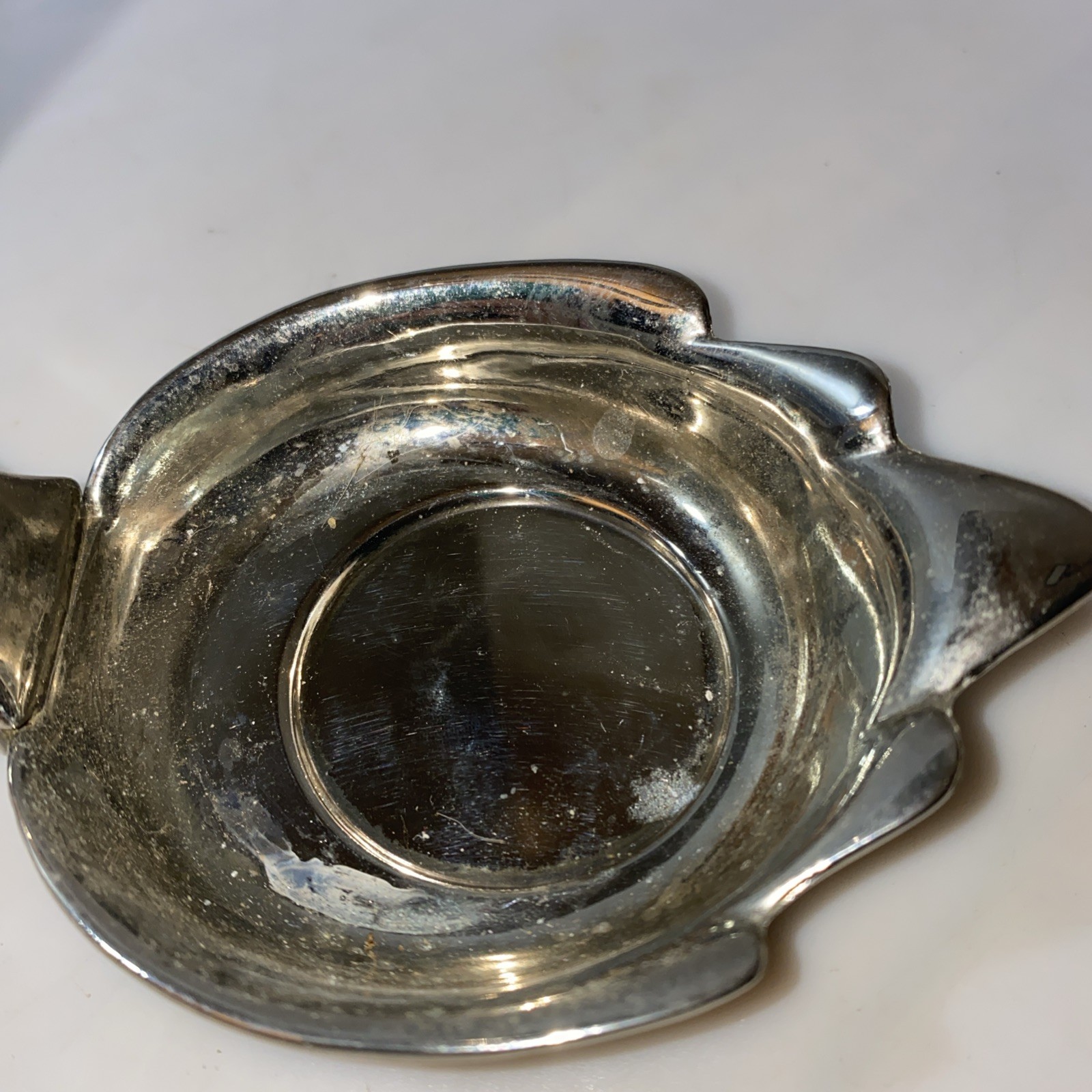 Swan Trinket Dish Vtg Elegance Bird Candle Decor Silver Plated Candleholder