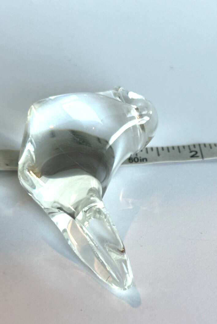 Gift Craft “Little Bird of Positivity” 2 1/2″ x 1 1/2″ Clear Glass Bird Figurine