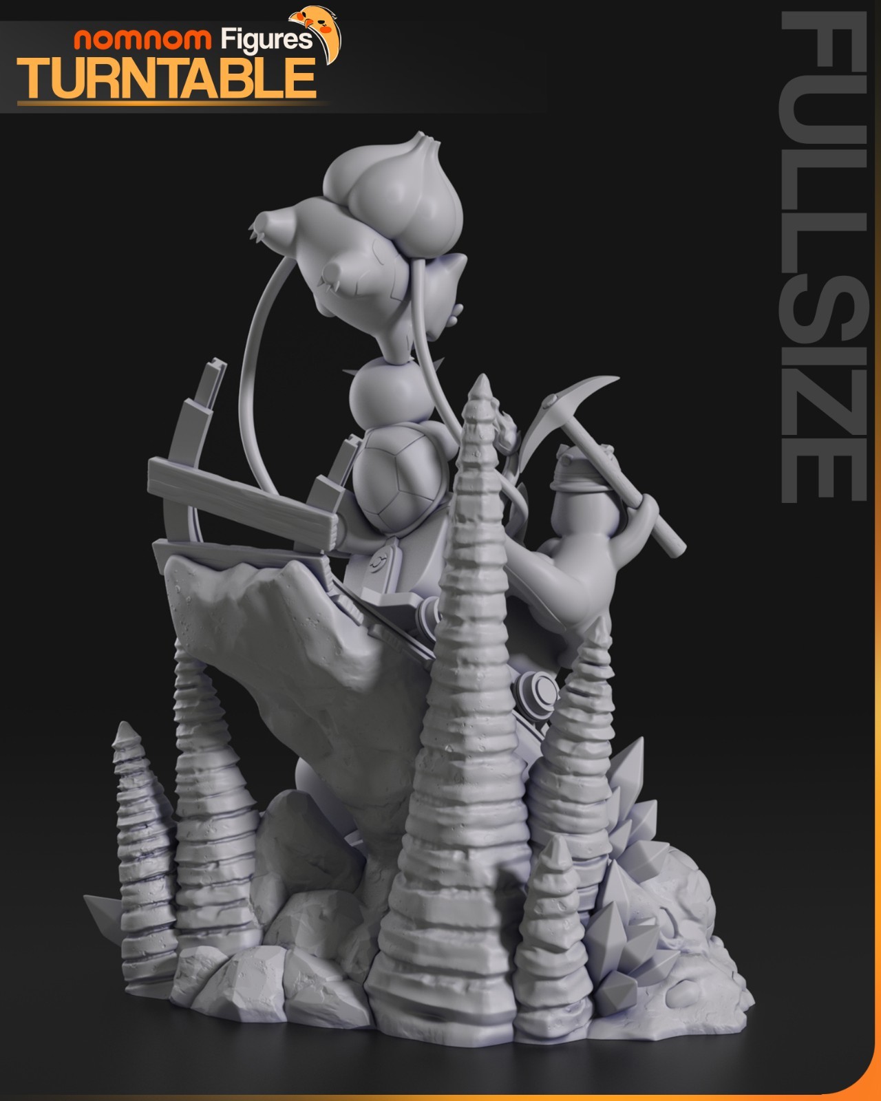 Starter Squad | Mine Shaft Diorama | UNPAINTED | 1/10 Scale Resin Kit