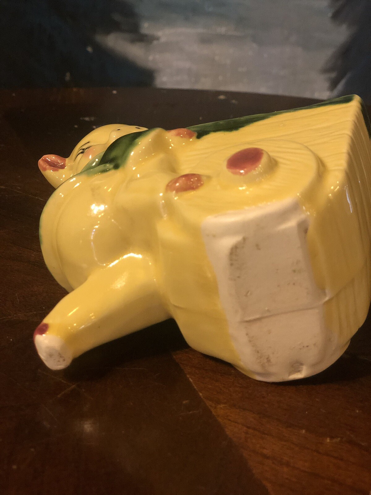 Vintage 1950’s Pig Pushing Flower Cart