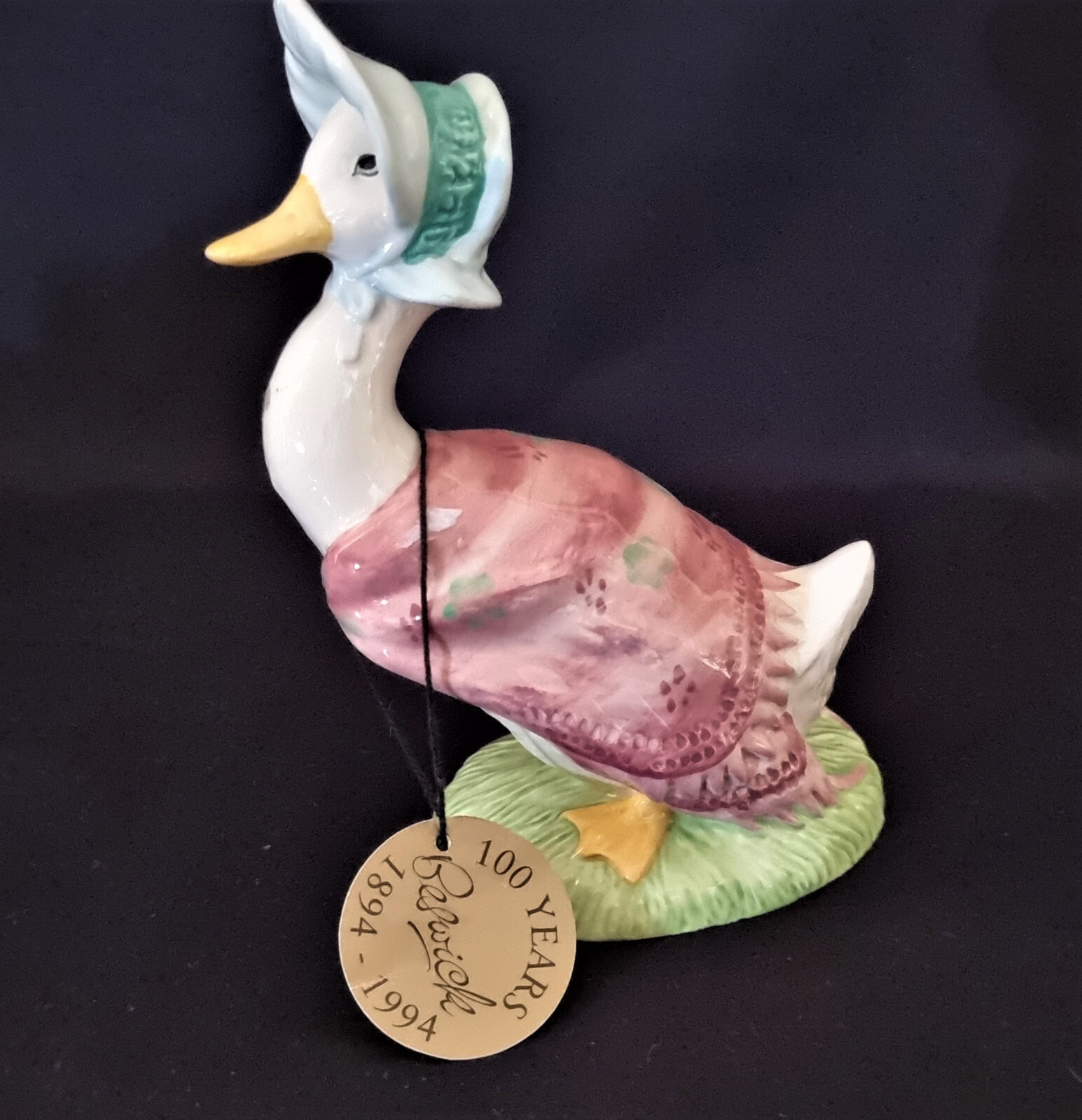 Rare Large 15.8cm Beswick Centenary 1894-1994 Jemima Puddle Duck Figurine
