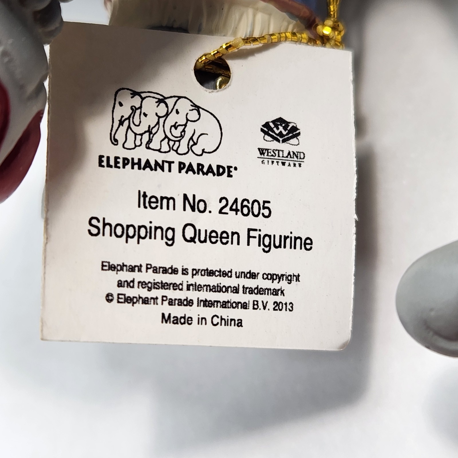 Westland Giftware Elephants On Parade Shopping Queen Figurine 24605 (READ)