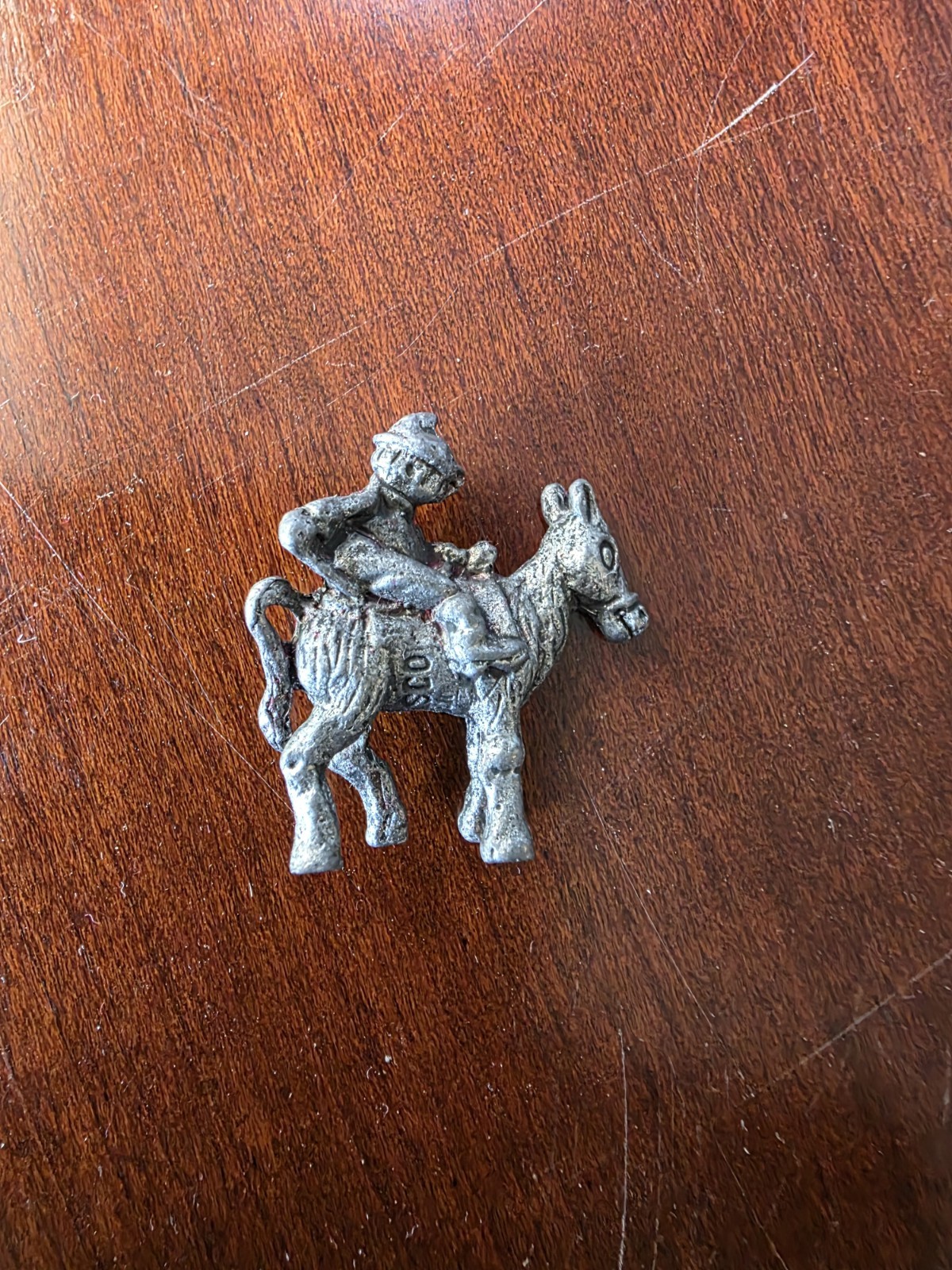 Vintage (1980) Miniature KNIGHT ON HORSEBACK Pewter Figurine Jasco New In Box