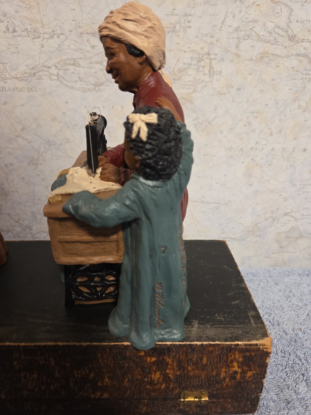 2 All Gods Children Figurines By Martha Holcombe “Preacher Women & Bessie & Kor